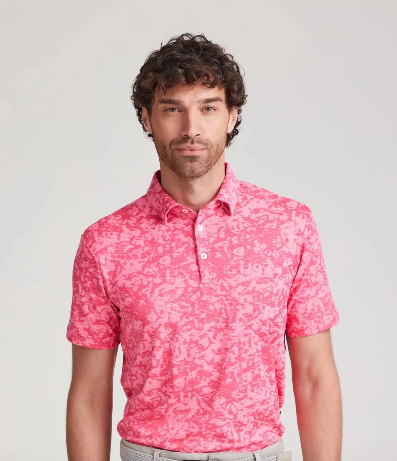 MAREK CAMO JACQUARD Polo