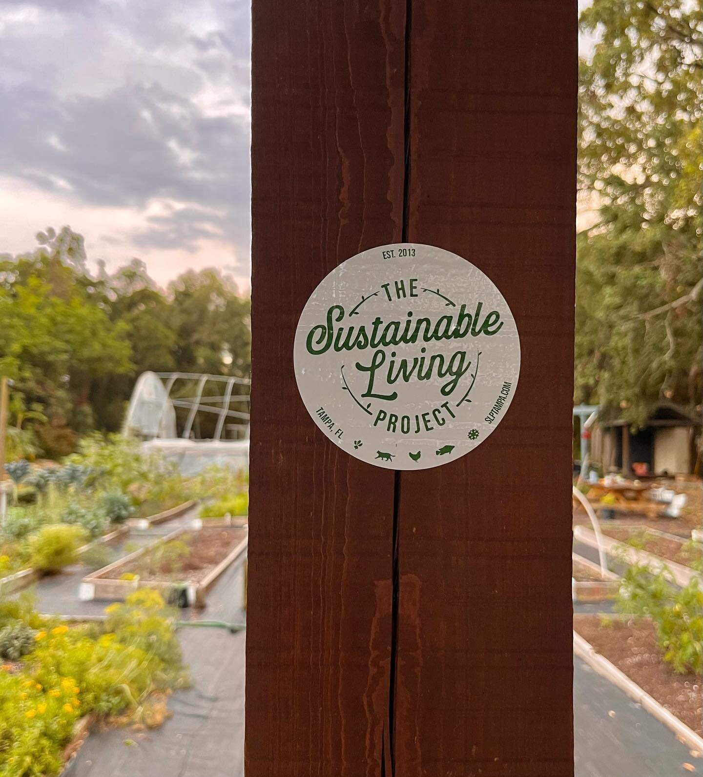 we&rsquo;re excited to share that our Sustainable Living Project stickers are finally live and available for purchase! 

Just in time for our ten year anniversary coming up this Earth day, all proceeds will go towards our greenhouse restoration proje