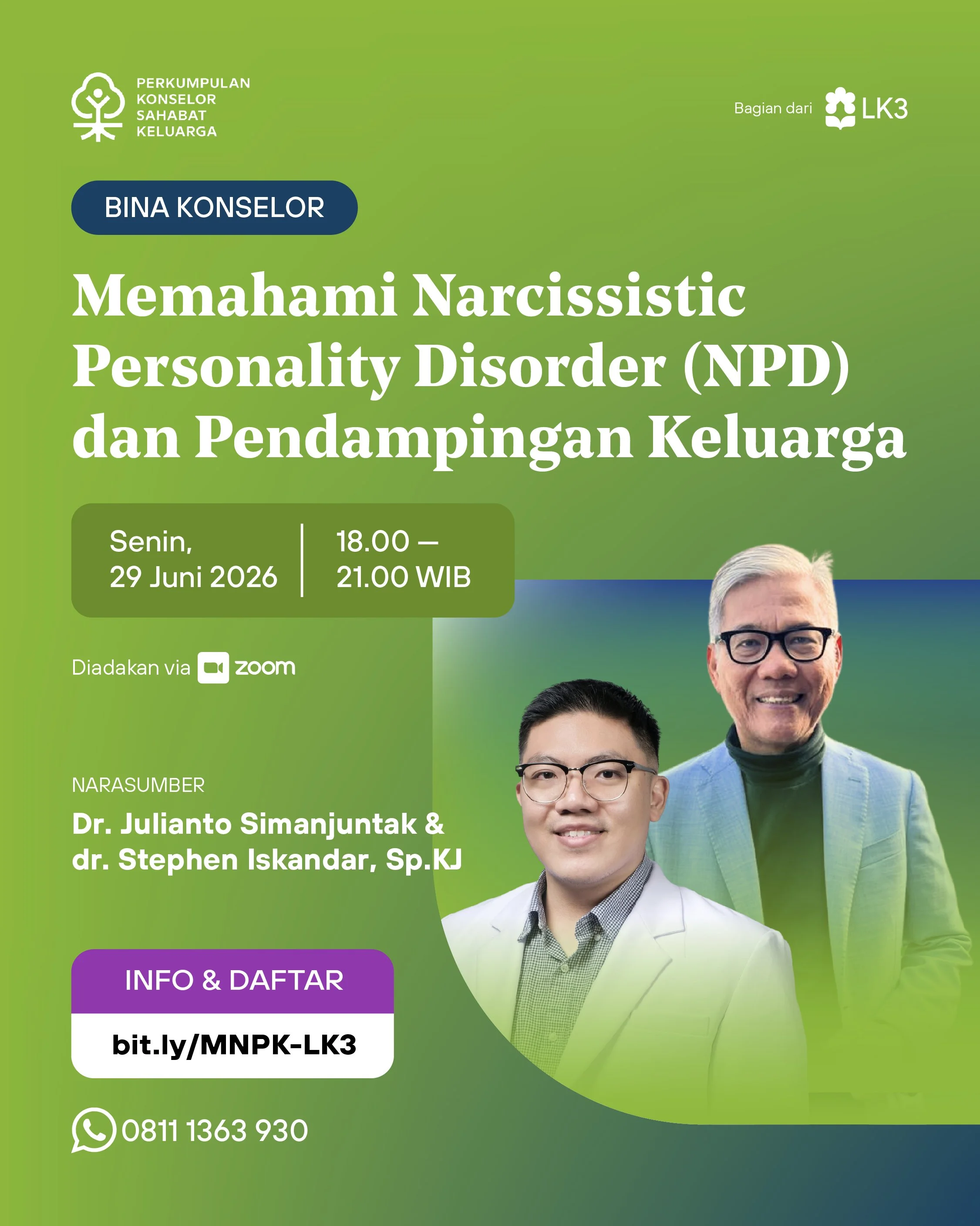 Memahami Narcissistic Personality Disorder (NPD) dan Pendampingan Keluarga