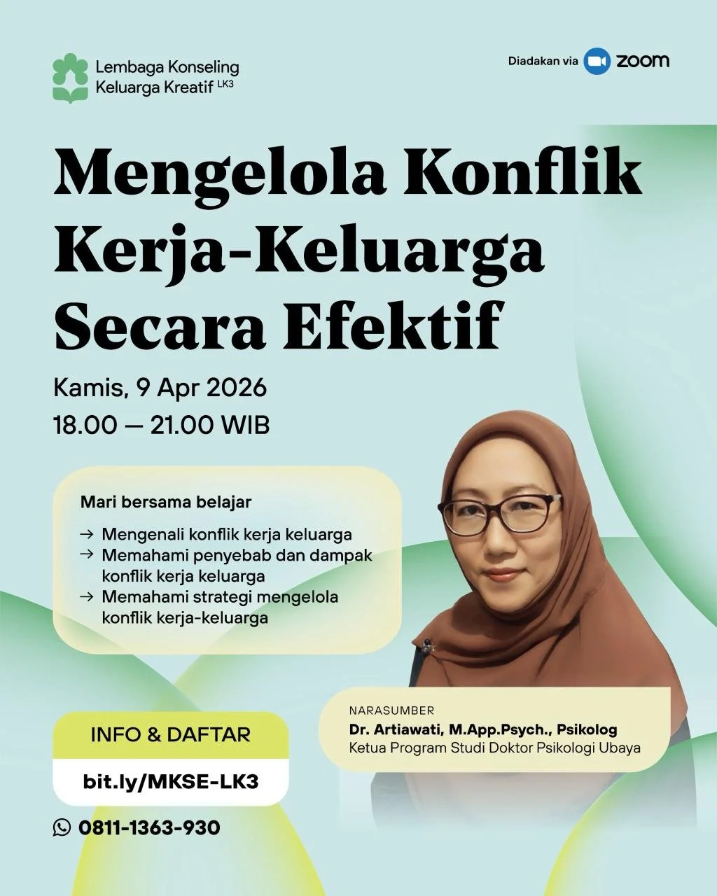 Mengelola Konflik Kerja-Keluarga Secara Efektif