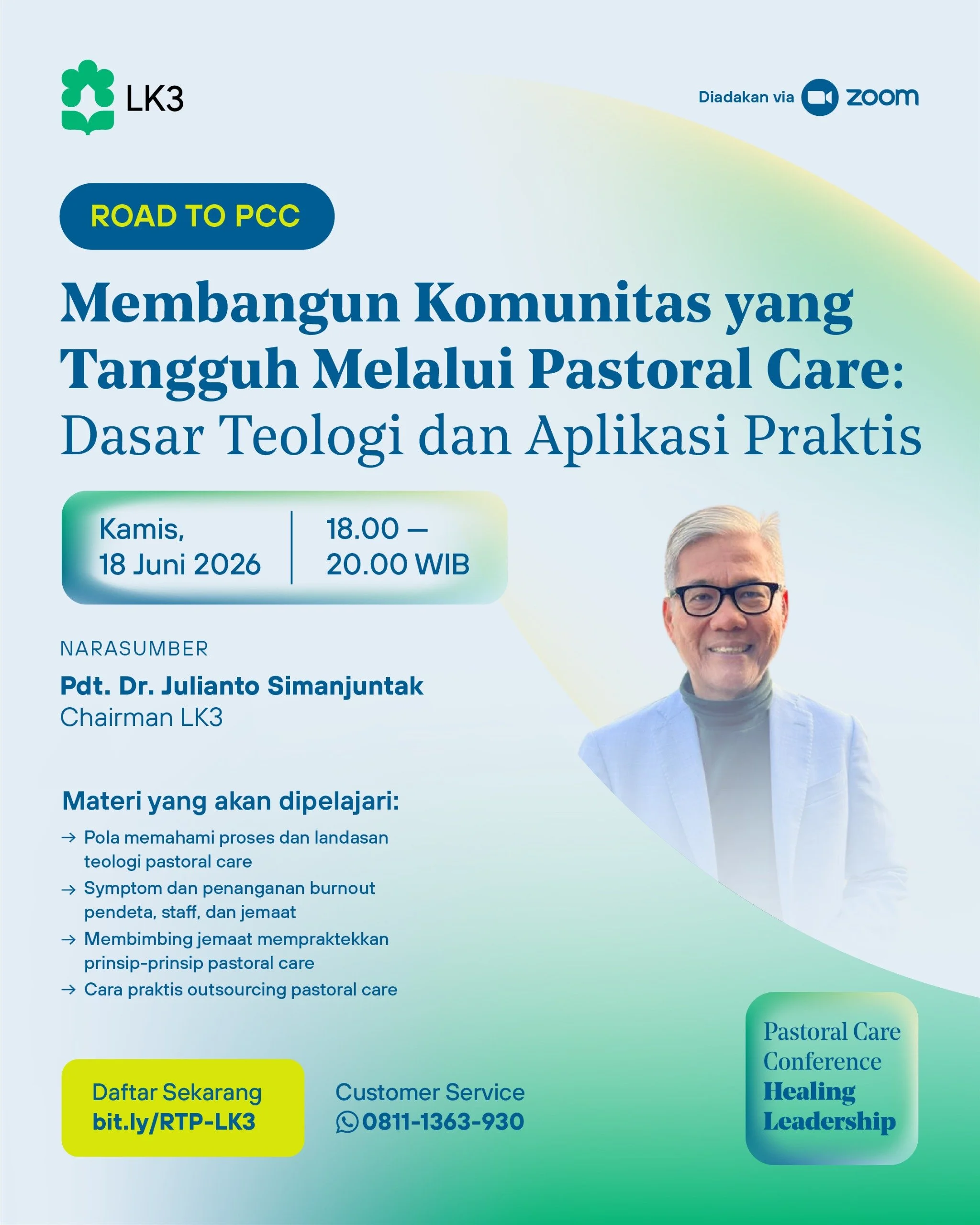 Membangun Komunitas yang Tangguh Melalui Pastoral Care: Dasar Teologi dan Aplikasi Praktis