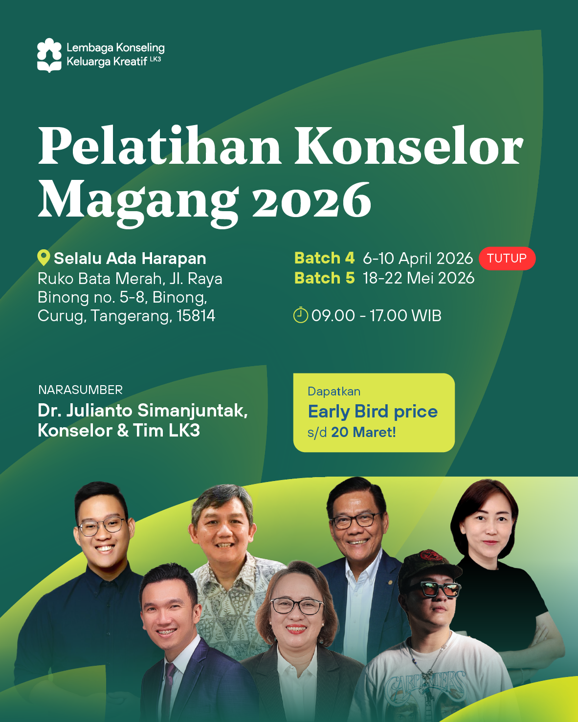Pelatihan Konselor Magang 2026