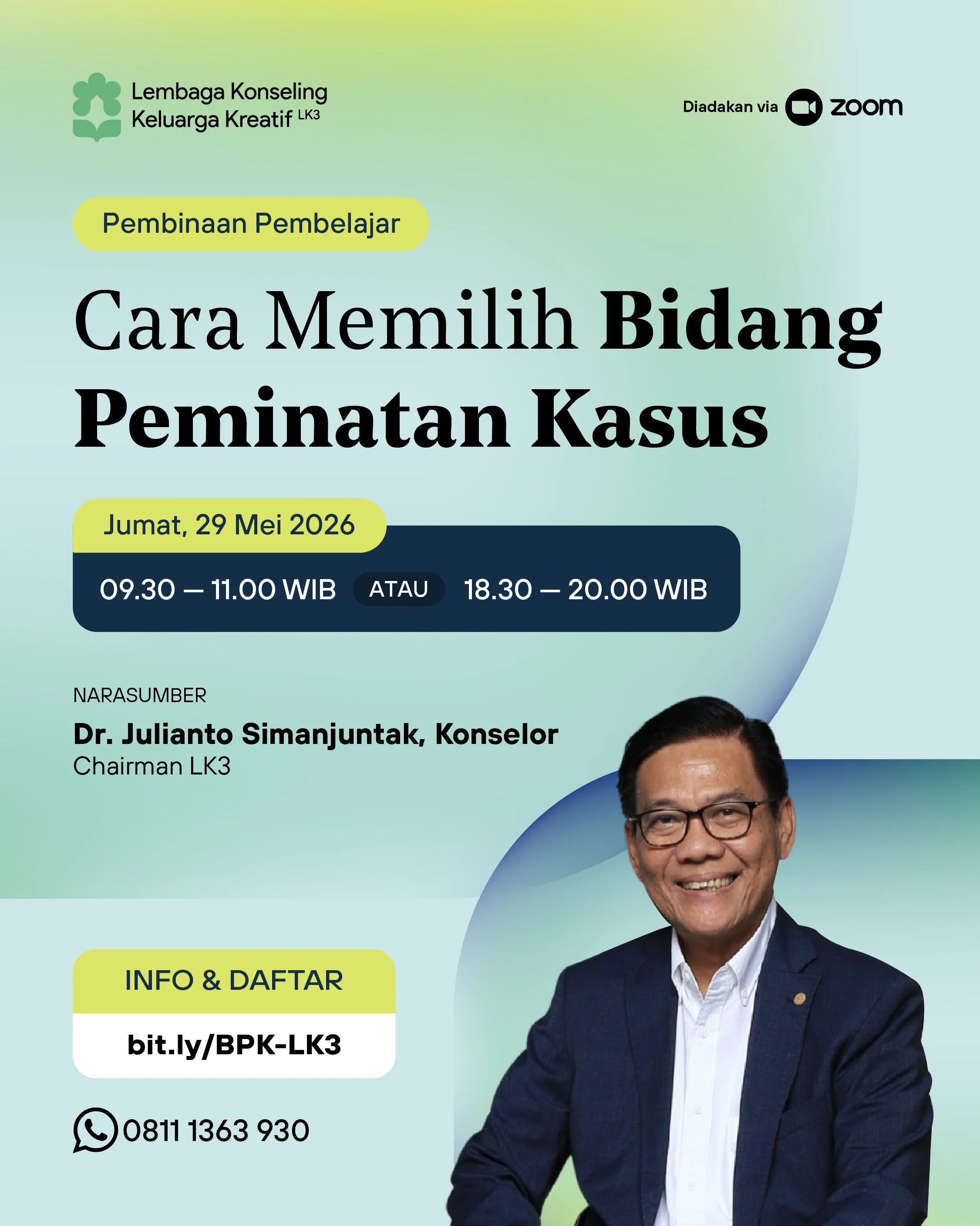 Cara Memilih Bidang Peminatan Kasus