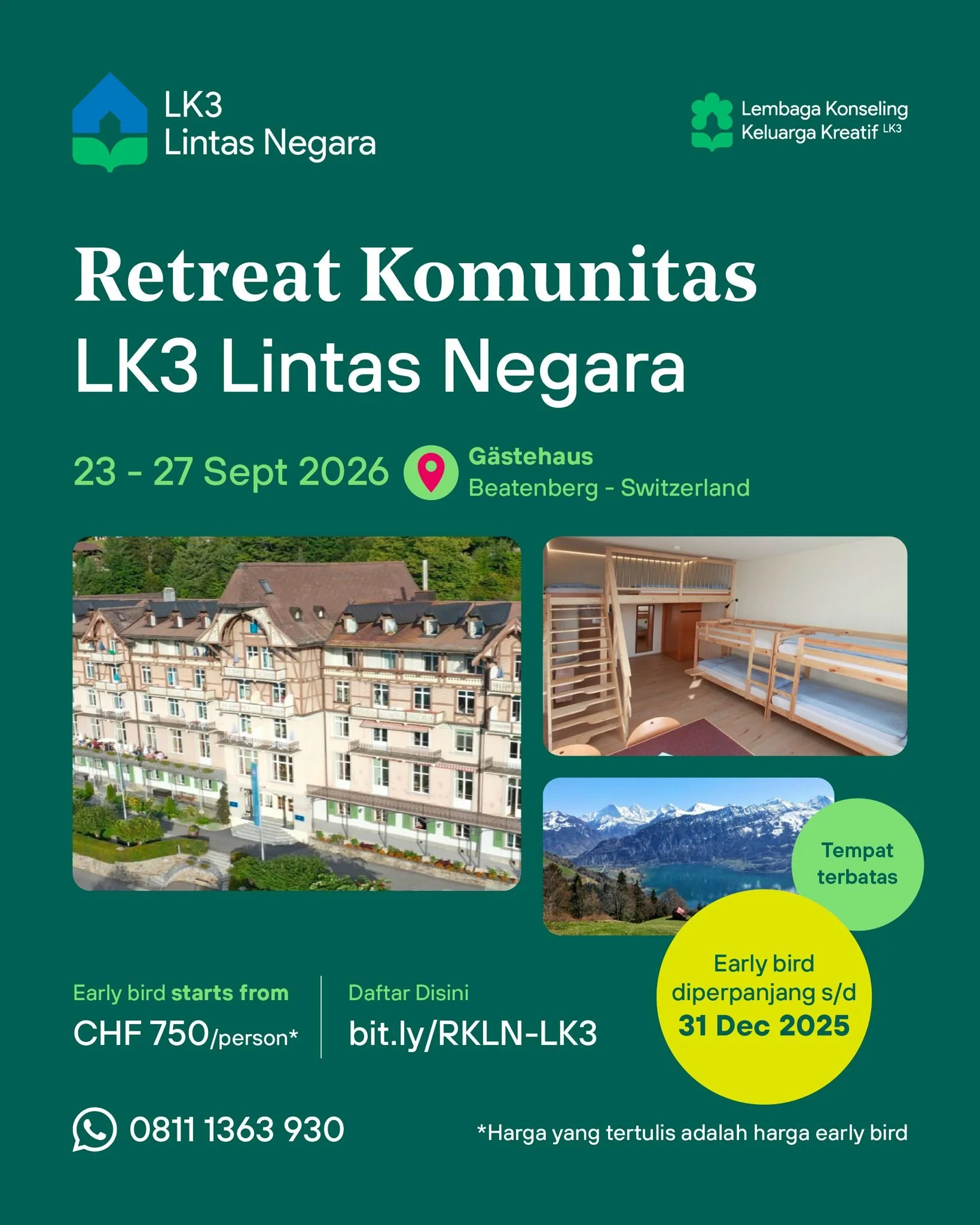 Retreat Komunitas LK3 Lintas Negara