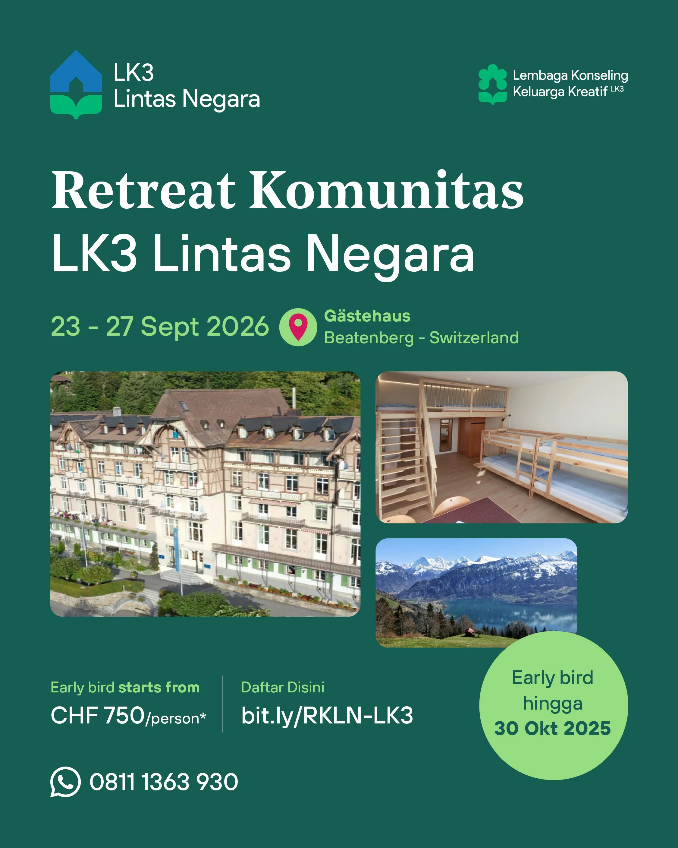 Retreat Komunitas LK3 Lintas Negara