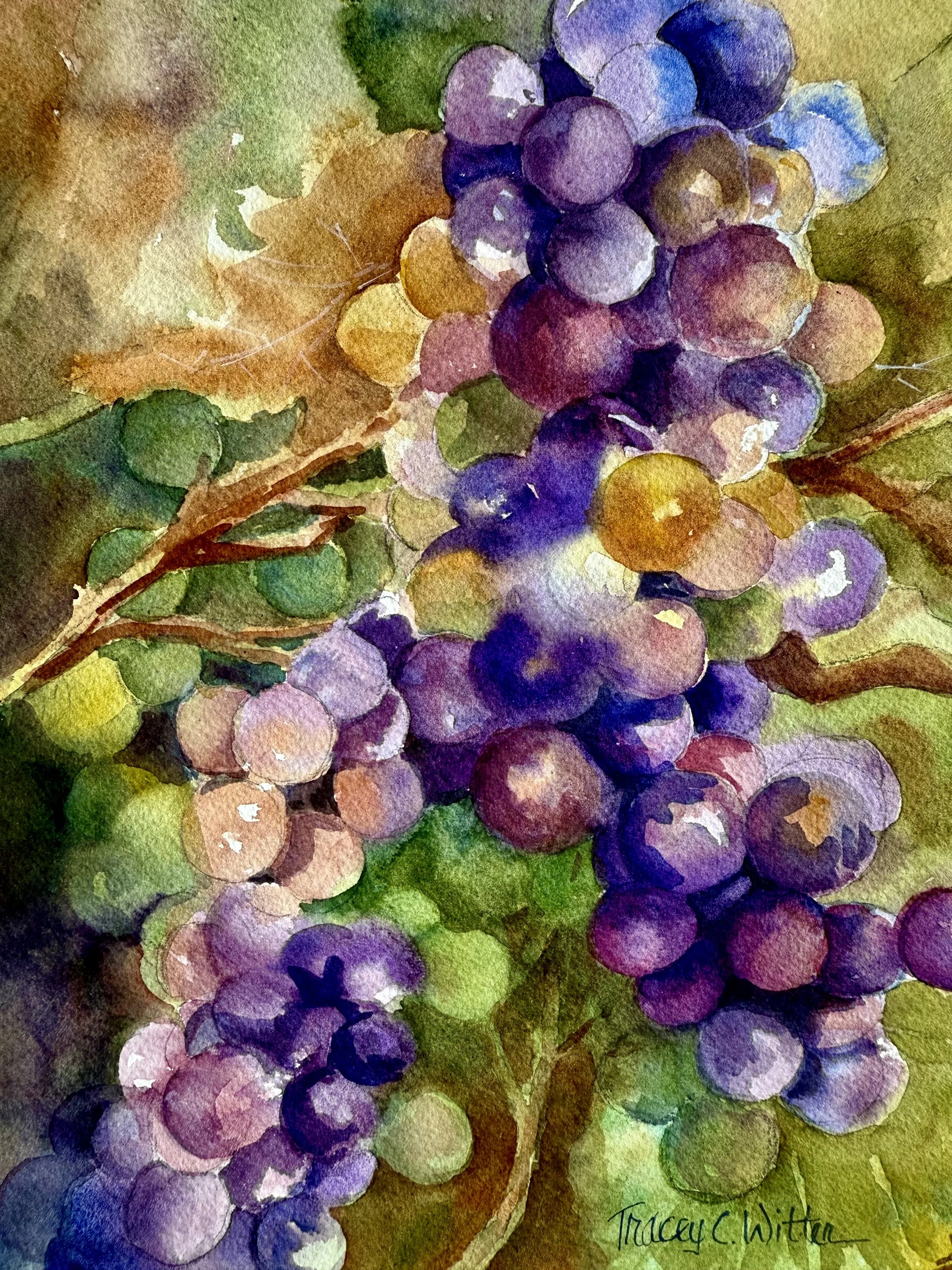 Stay Positive and Paint Negative! a watercolor workshop with Tracey Witter