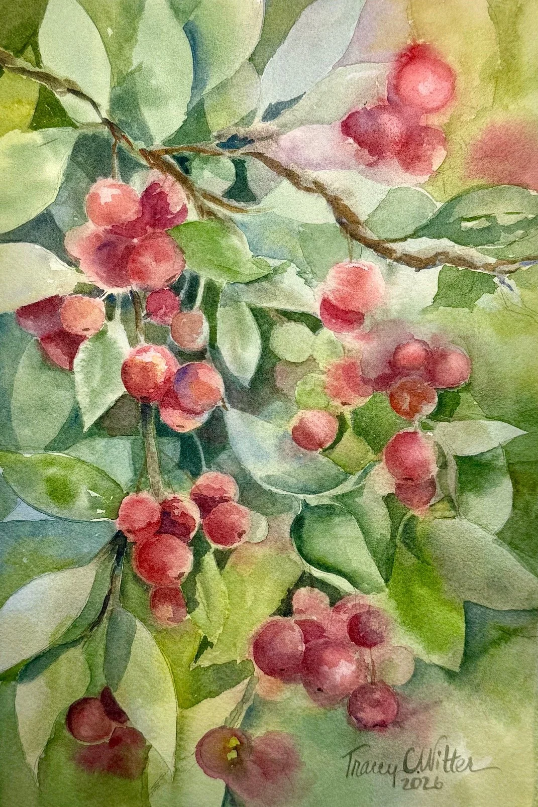 Stay Positive and Paint Negative! a watercolor workshop with Tracey Witter