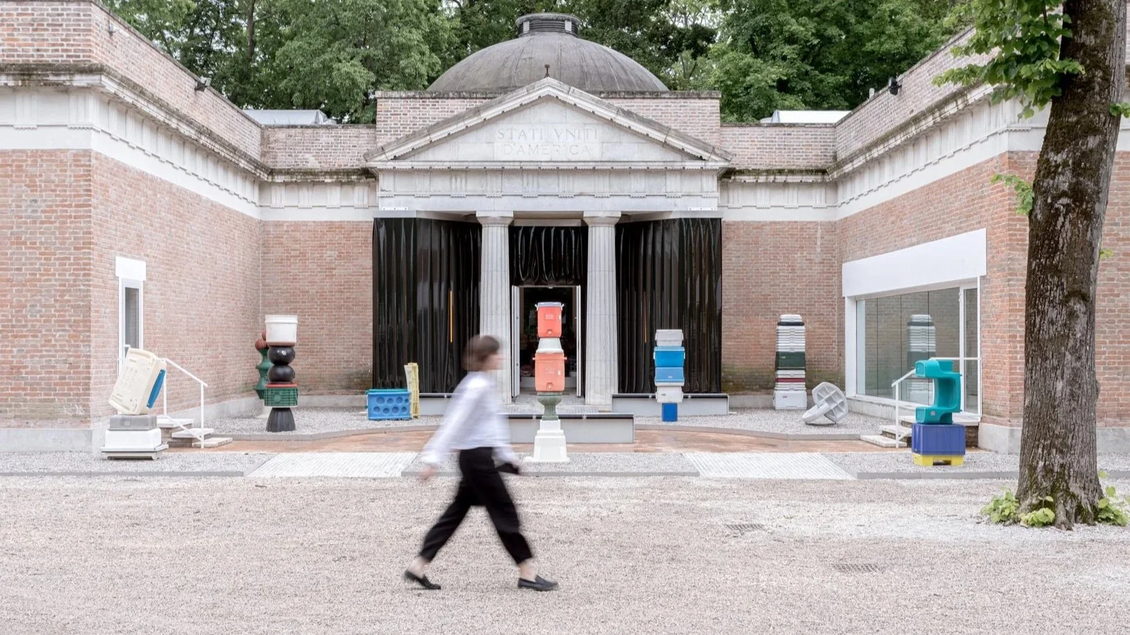 "Longevity Sculpture Garden" Commissioned for the Venice Biennale of Architecture 2023, for "Everlasting Plastics" at the US Pavillion. Photo by Andrea Ferro.