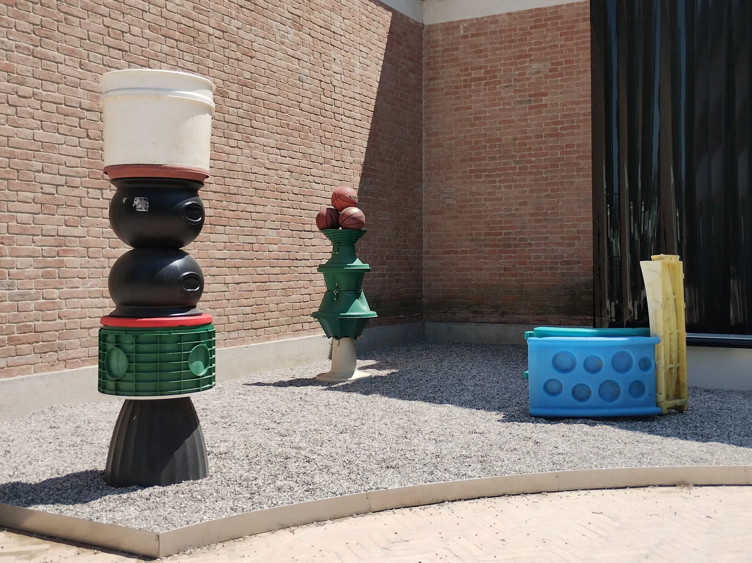 "Longevity Sculpture Garden" Commissioned for the Venice Biennale of Architecture 2023, for "Everlasting Plastics" at the US Pavillion. Photo by Andrea Ferro.