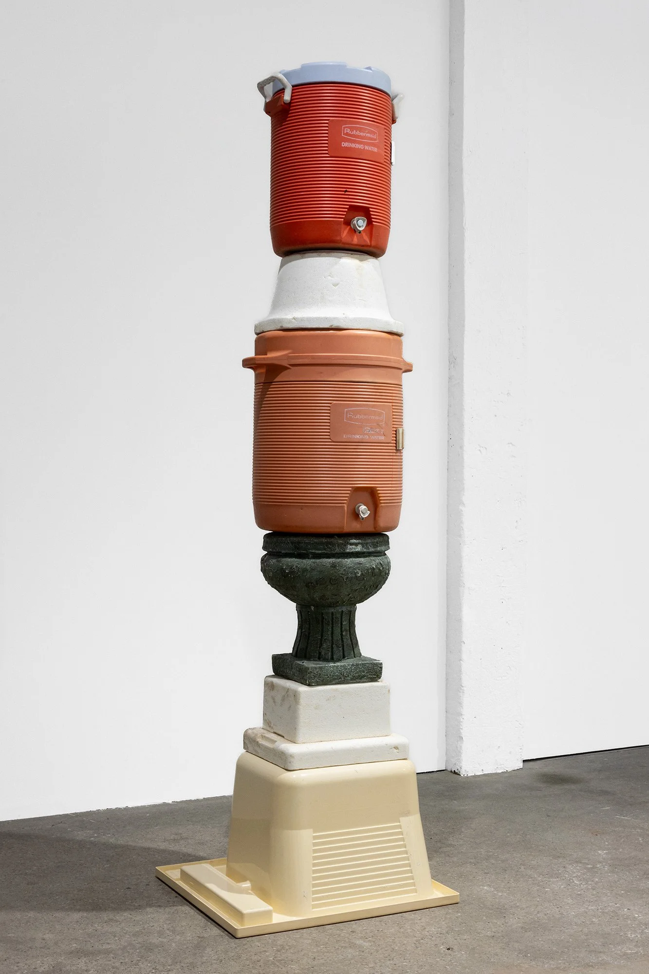 "Longevity Monument" at SPACES Cleveland, for "Everlasting Plastics" 2025. Photo by Jacob Koestler.