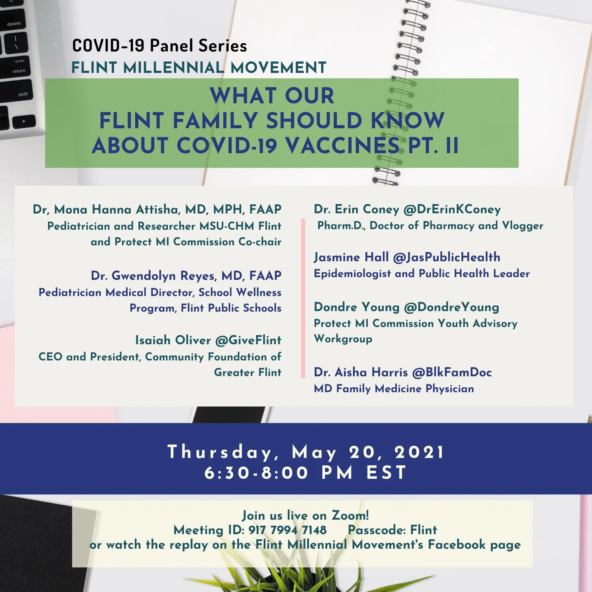 Flint Millennial Movement “What Our Flint Family Should Know About COVID-19 Vaccines Part II”