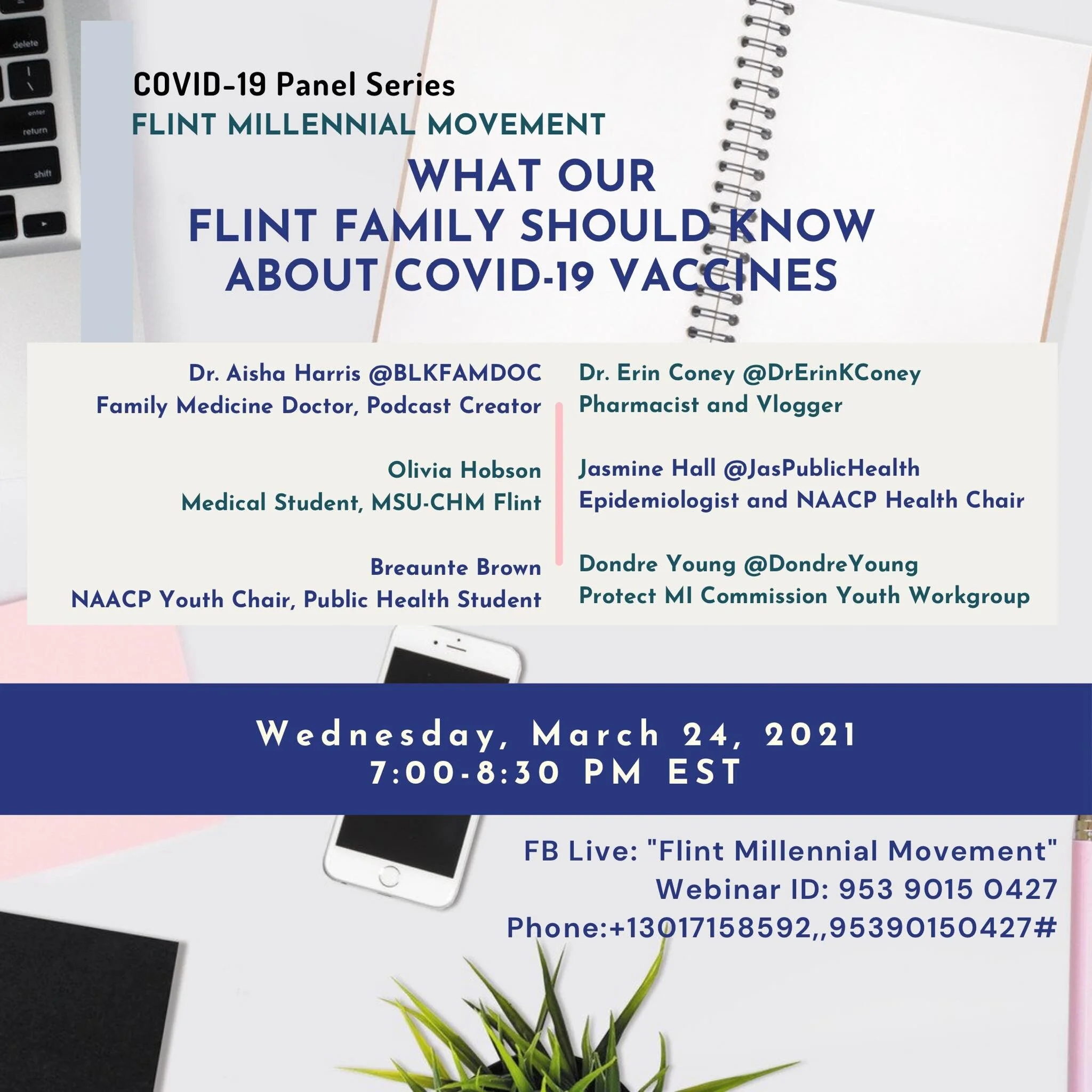 Flint Millennial Movement “What Our Flint Family Should Know About COVID-19 Vaccines Part 1” 