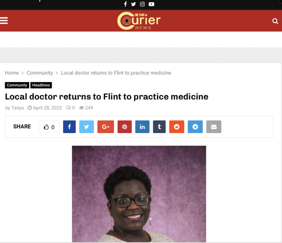 Local doctor returns to Flint to practice medicine
