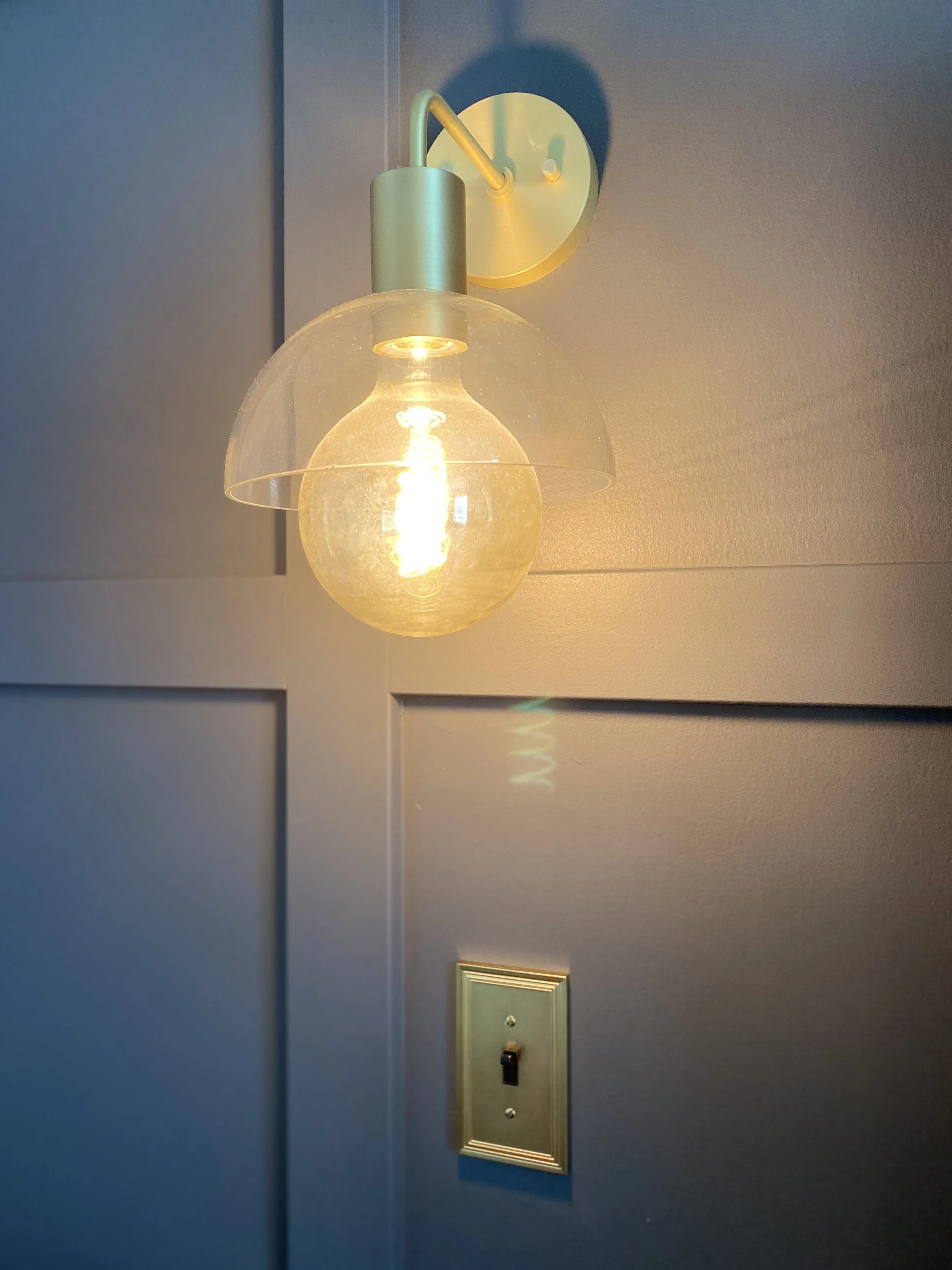 EDISON LIGHT WITH SWITCH