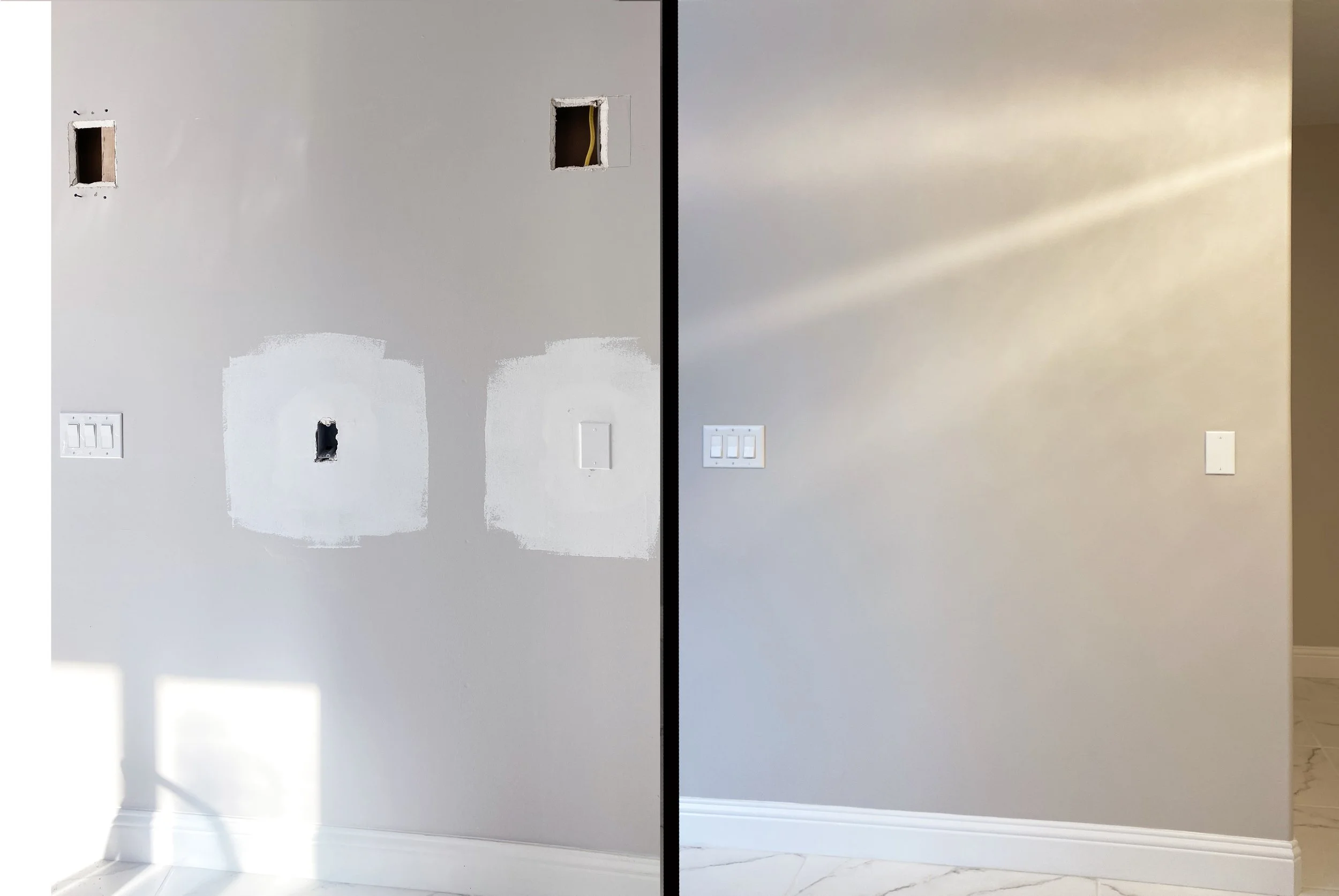 Wall patching and New Paint