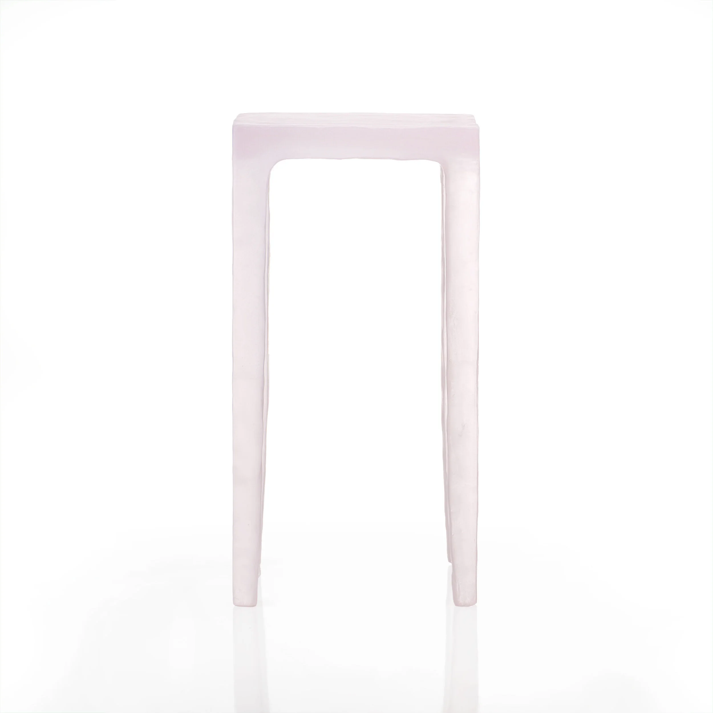 Kim Markel Glow table console side end pedestal Chair Furniture Design recycled resin and plastic