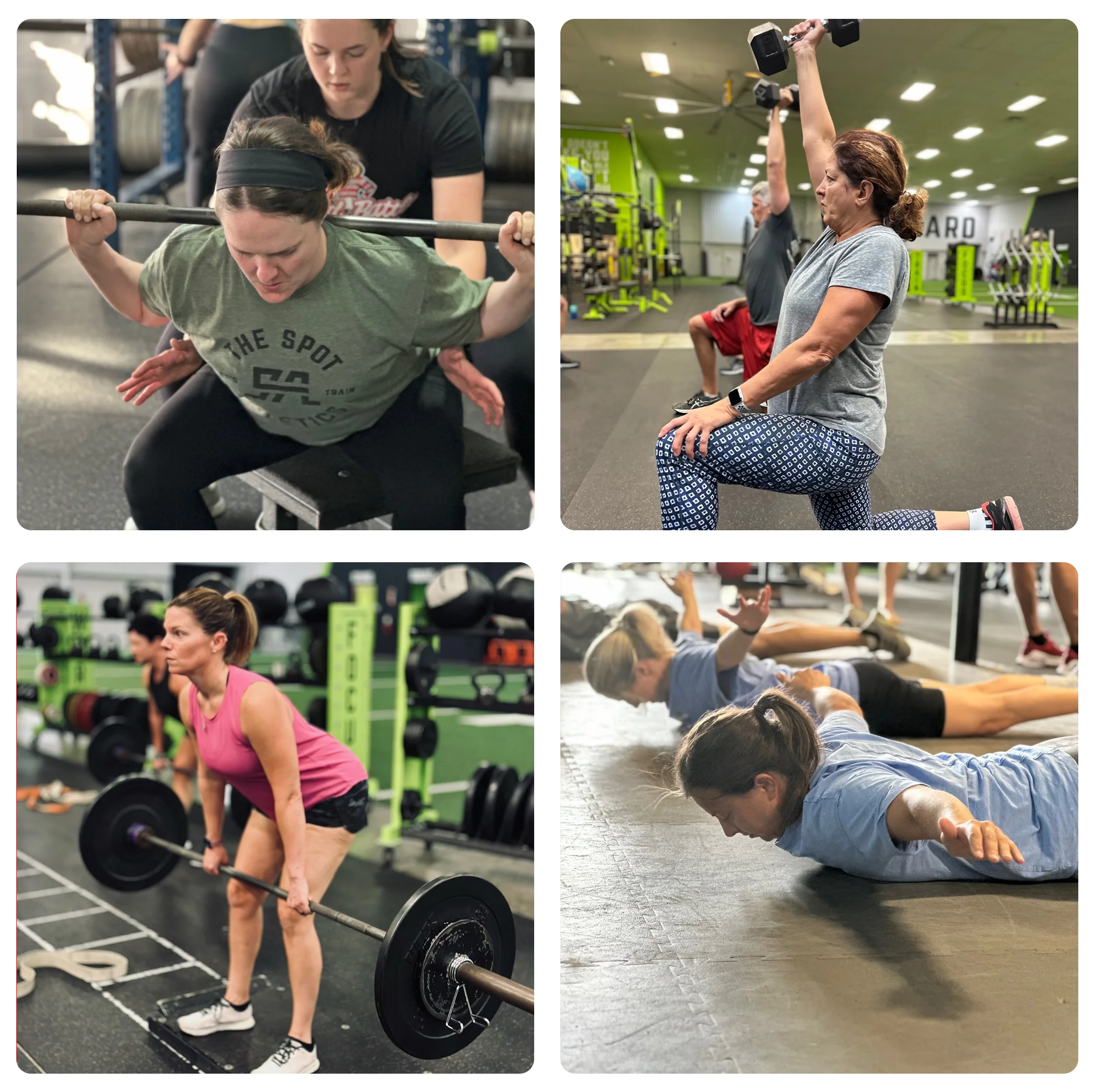 Group training classes for strong bones