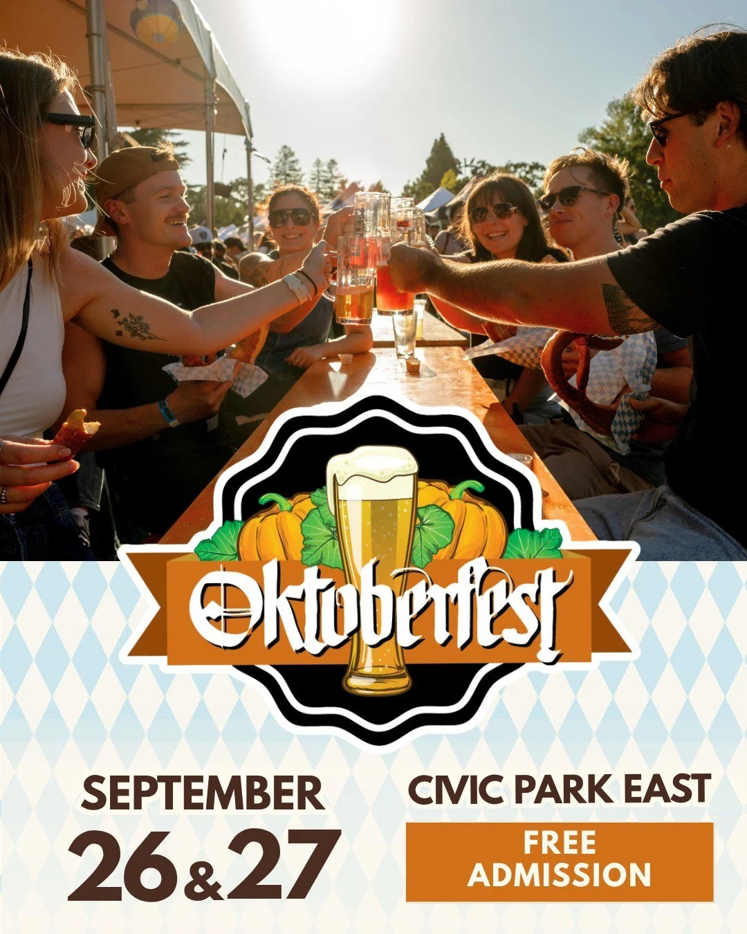 @walnutcreekdowntown's Oktoberfest returns next Friday and Saturday in Civic Park! Be sure to check out the Visit Walnut Creek Chill Zone, featuring special seasonal cocktails with @leonysoltequila!

📍 Civic Park East
📅 September 26 &amp; 27
🎟️Fre