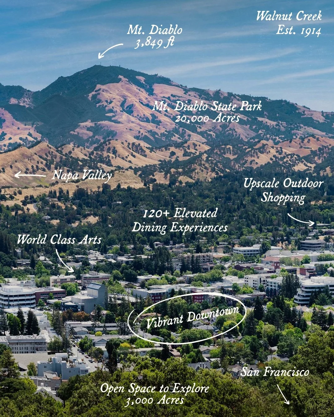 Make 2026 the year you get out in Walnut Creek! Venture into nature, climb a mountain, enjoy incredible dining experiences, grab a cocktail or a coffee, experience a show, or explore Napa and San Francisco from a central location.

Click the 🔗 in ou