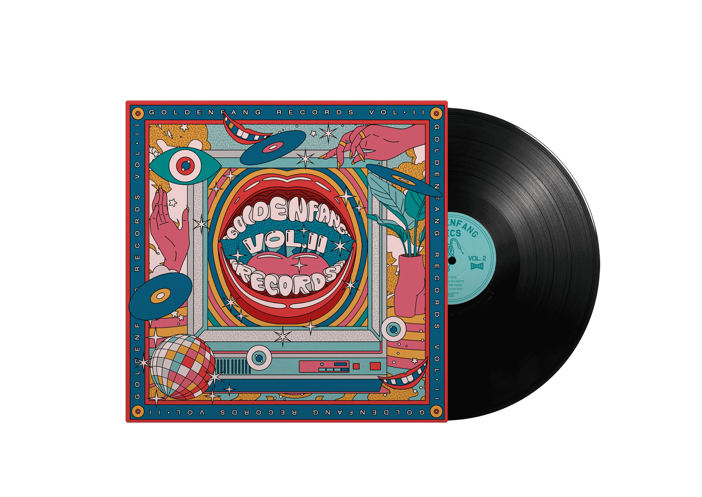 PRE-ORDER Goldenfang Records Vol. 2  (12" Vinyl)