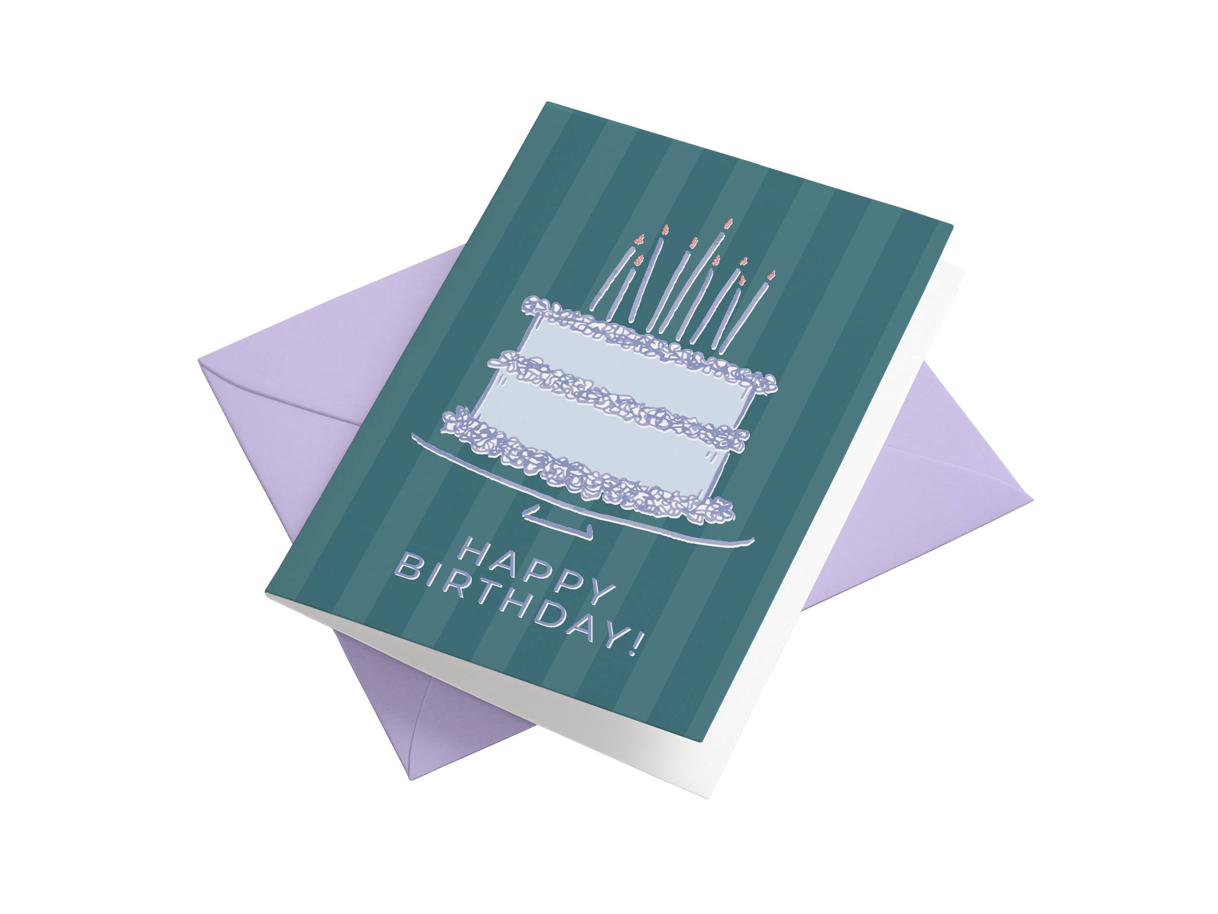Teal Stripe Birthday with Lavendar A6 - transparent back.png