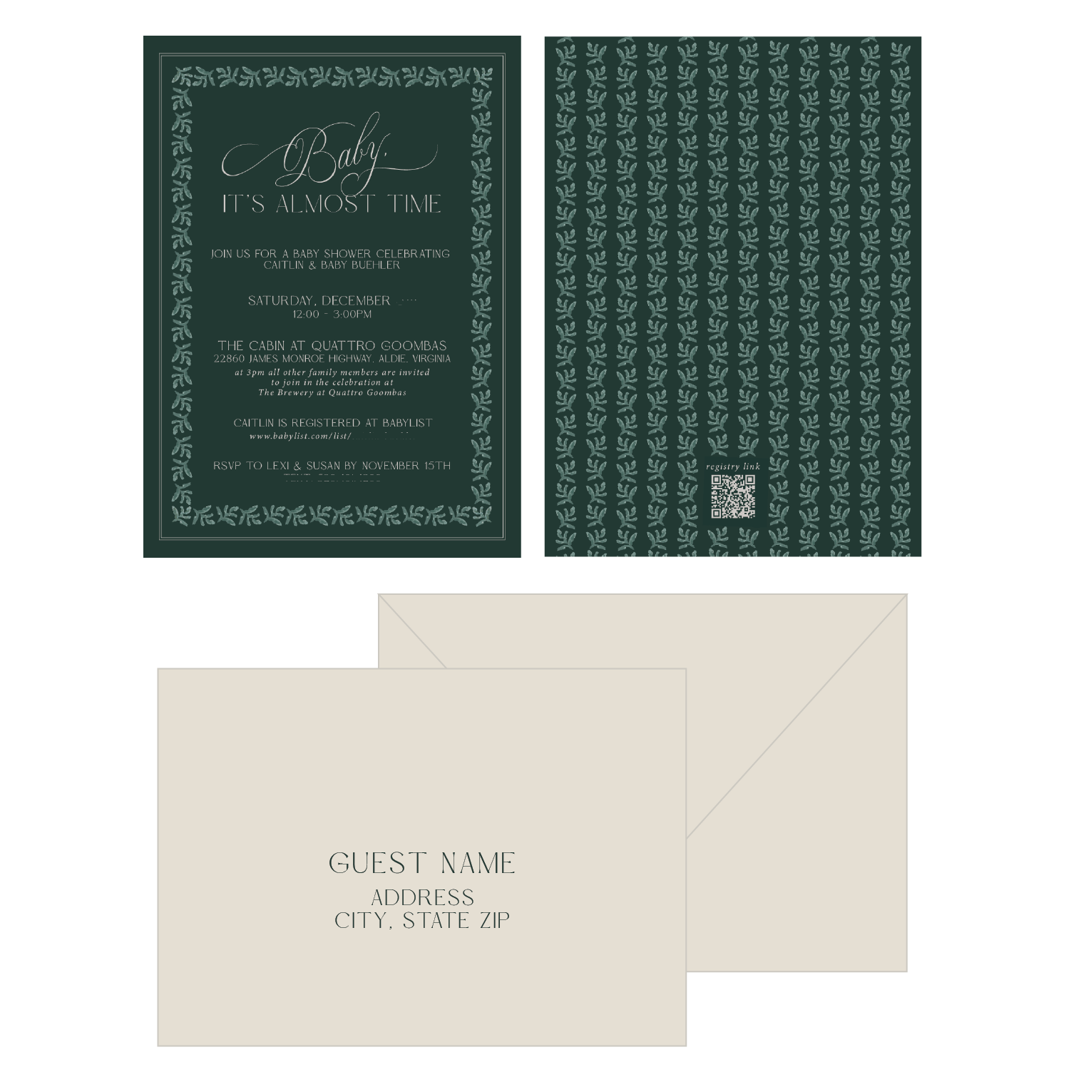 Baby Shower Invitations (100ct)
