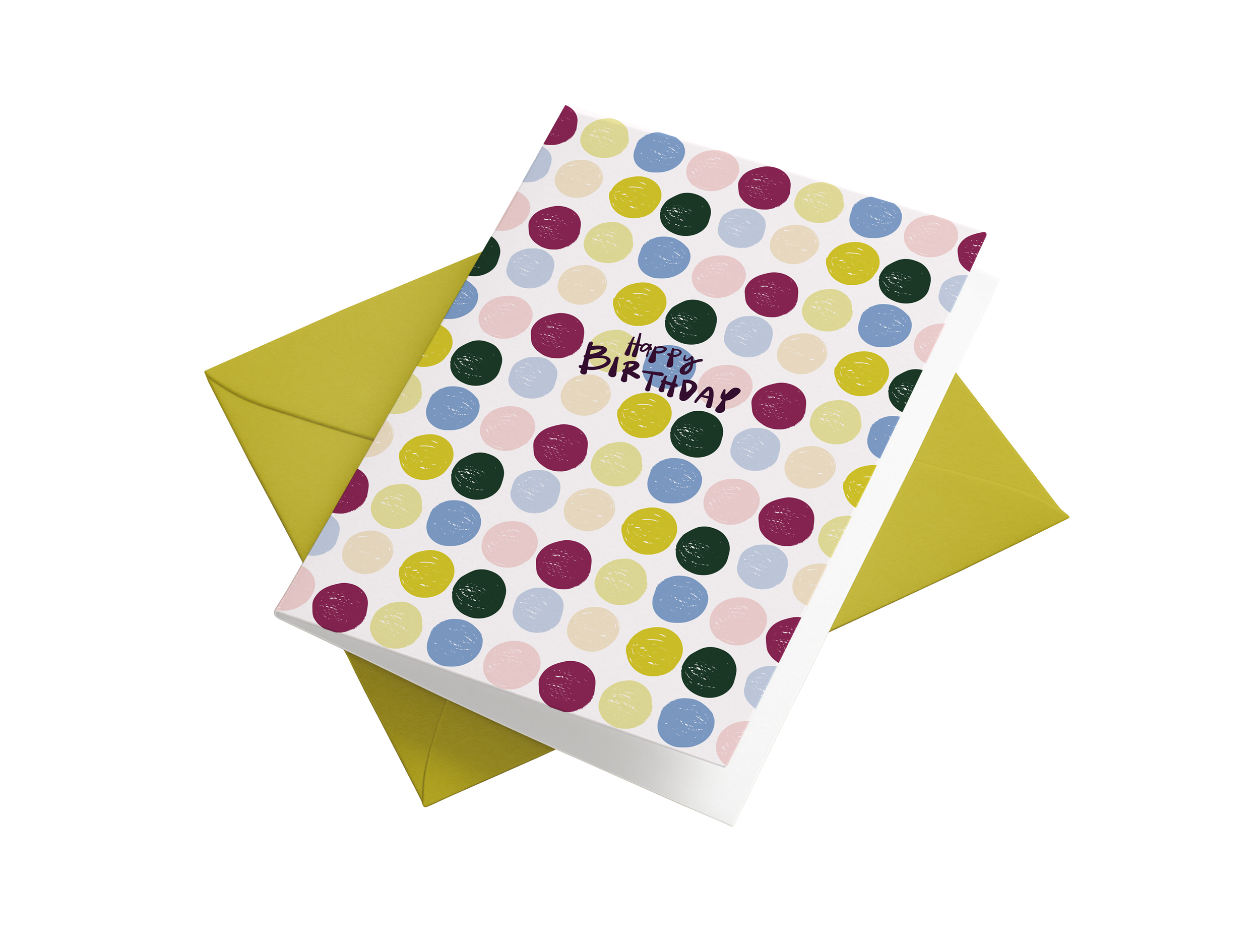 Happy Birthday Dots - Greeting Card