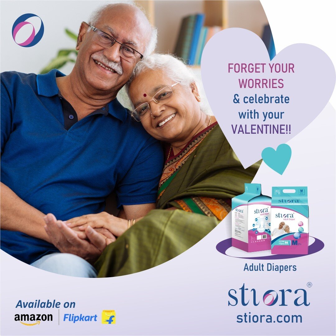 Love is in the air! On this day, be worry-free and celebrate the season of love with your valentine.

#Stiora #StioraIndia #ValentinesDay #StioraAdultDiapers #AdultDiapers #AdultCare #SeniorCare #LiveLifeWithStiora #LoveAndCare #Incontinence #WorryFr