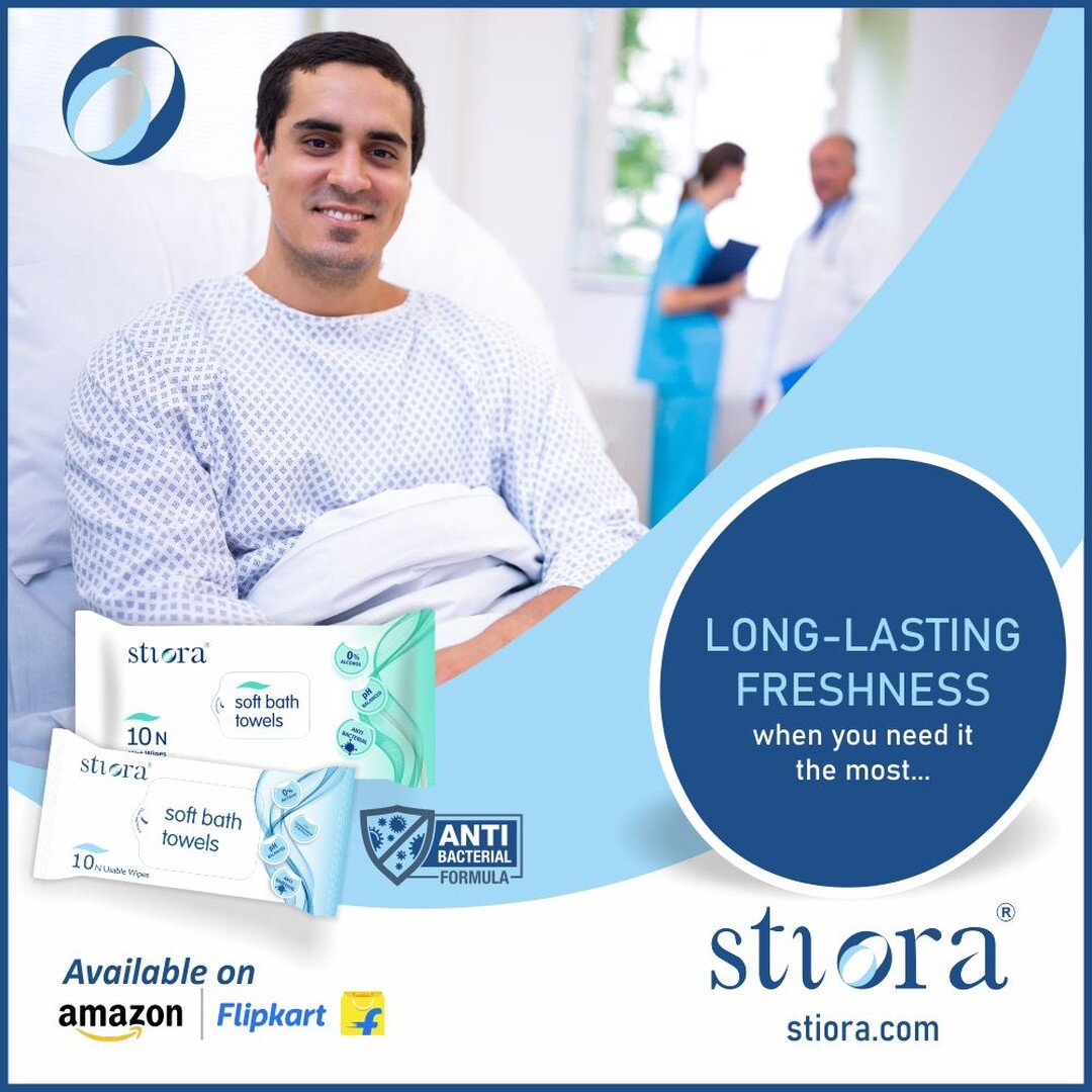 Say goodbye to conventional soap and water bathing during your treatment. Stiora Soft Bath Towels are perfect for hygienic cleaning methods and leave long-lasting freshness after every use.

#Stiora #StioraIndia #SoftBathTowels #BedBathTowels #Wipes 