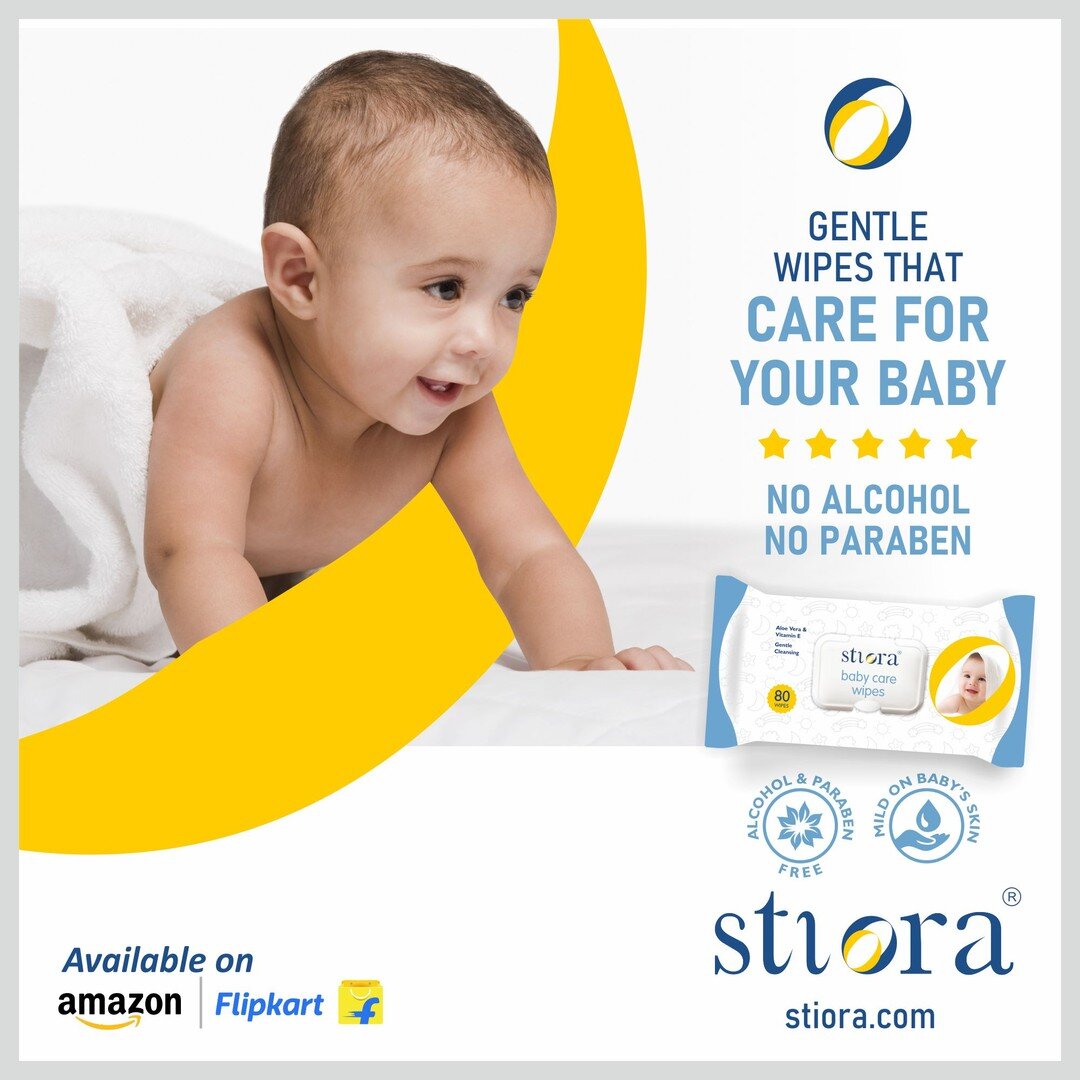 Stiora Baby Care Wipes are free from alcohol and paraben that help your baby to be worry-free from rashes.

#Stiora #StioraIndia #BabyCareWipes #BabyWipes #Newborns #Babies #Comfort #LittleOnes #WetWipes #BabyHygiene #HealthySkin #Gentle #Soft #BabyC