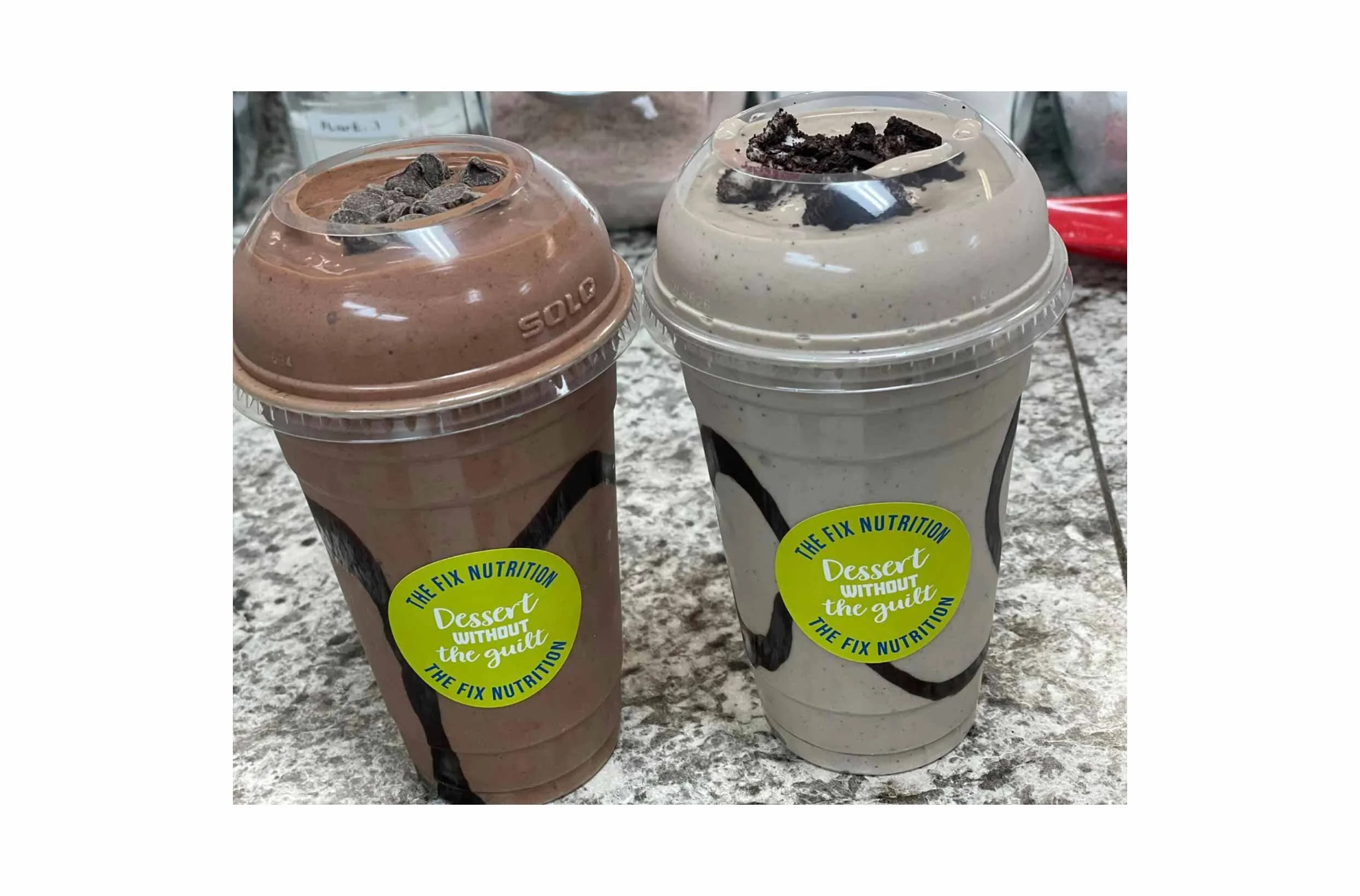 Sticker on Shake Cup