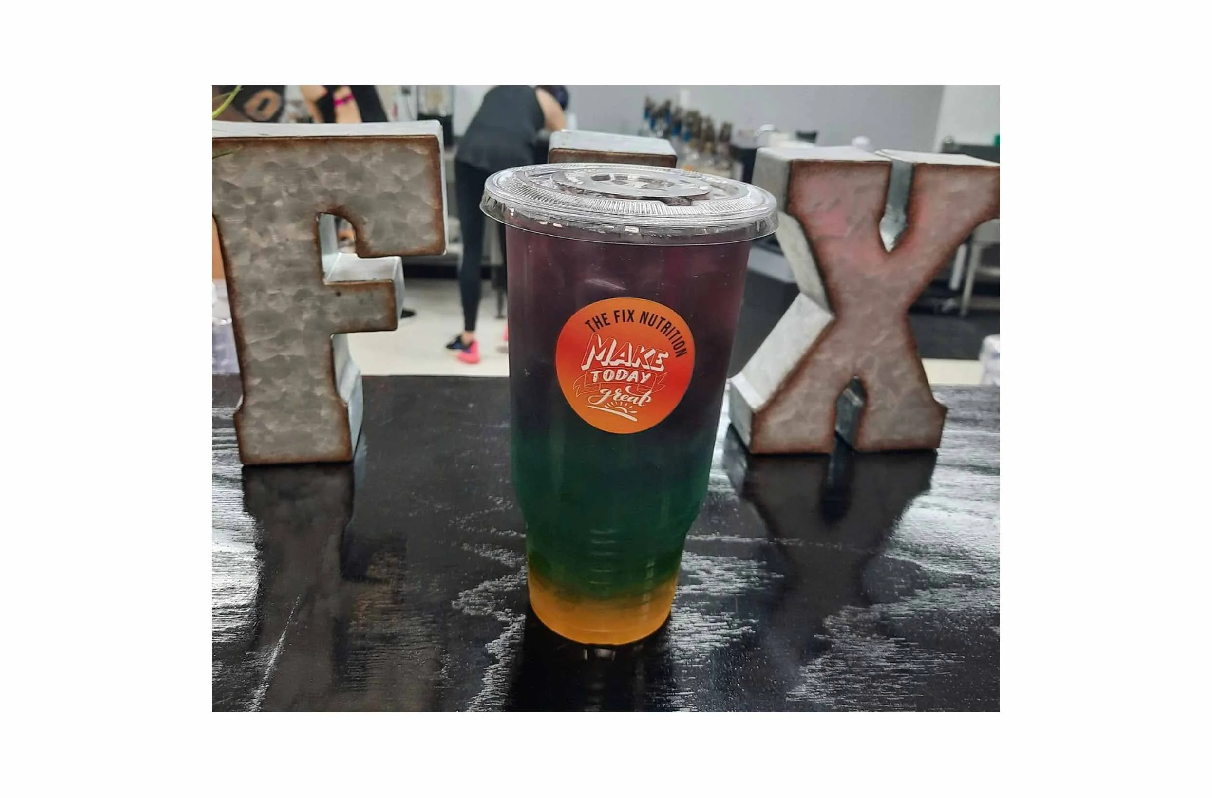 Sticker on Tea Cup