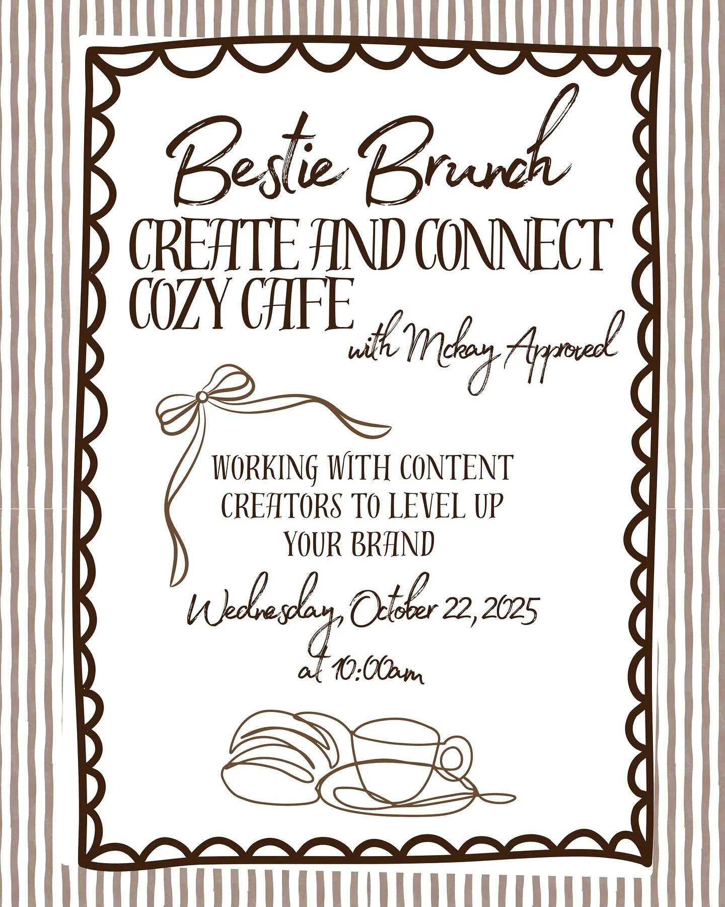 The tickets are live!!!! Run run run 🏃🏽‍♀️💨
This month we’re learning from @mckay.approved as she shares how to level up your business through creating and connecting with brands and creators!
@mckay.approved is a master of growing sma