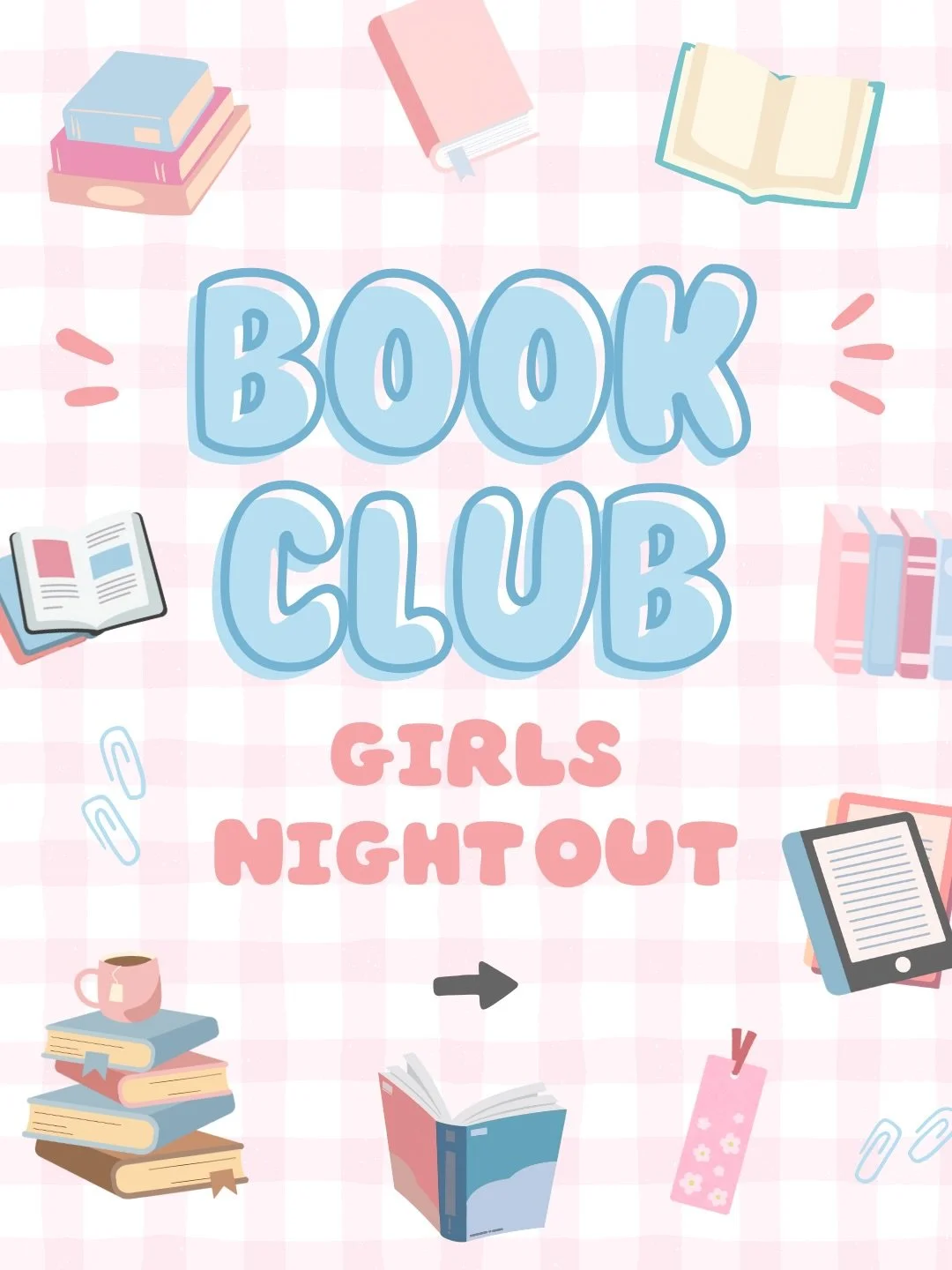 It's book club time again! Join us for a fun-filled evening with food by @nibble.and.nosh.lv, shopping at @thebookshelf.vegas, and crafting before we discuss one of three fantastic books! Tag your friends below so they don&rsquo;t miss out! 👇🏼🤗📚