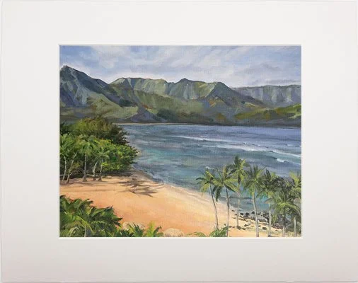 Patrizia Arroyo|Hawaiian Artist|matted print print|puupoa|oil painting.jpg
