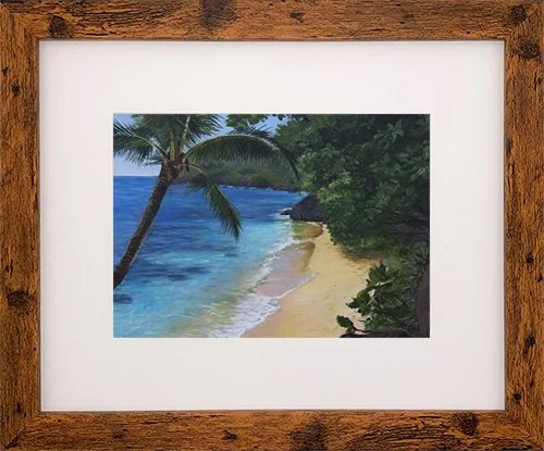 Patrizia Arroyo|Hawaiian Artist|rustic framed print|hideawayslookout|oil painting.jpg