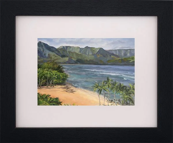Patrizia Arroyo|Hawaiian Artist|black framed print|puupoa|oil painting.jpg
