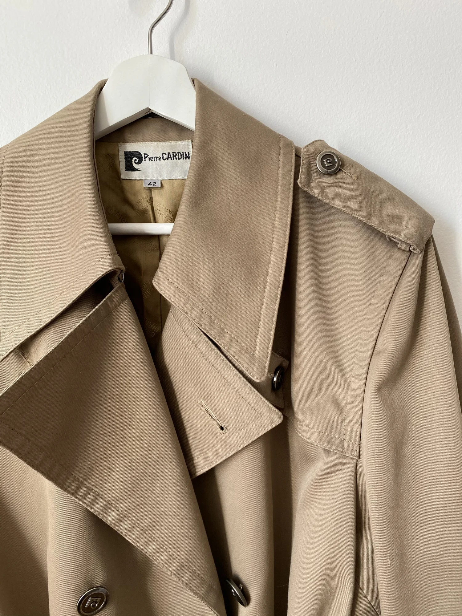 Trench Vintage Pierre Cardin Créations - Taille 48 Bleu - Parfait État