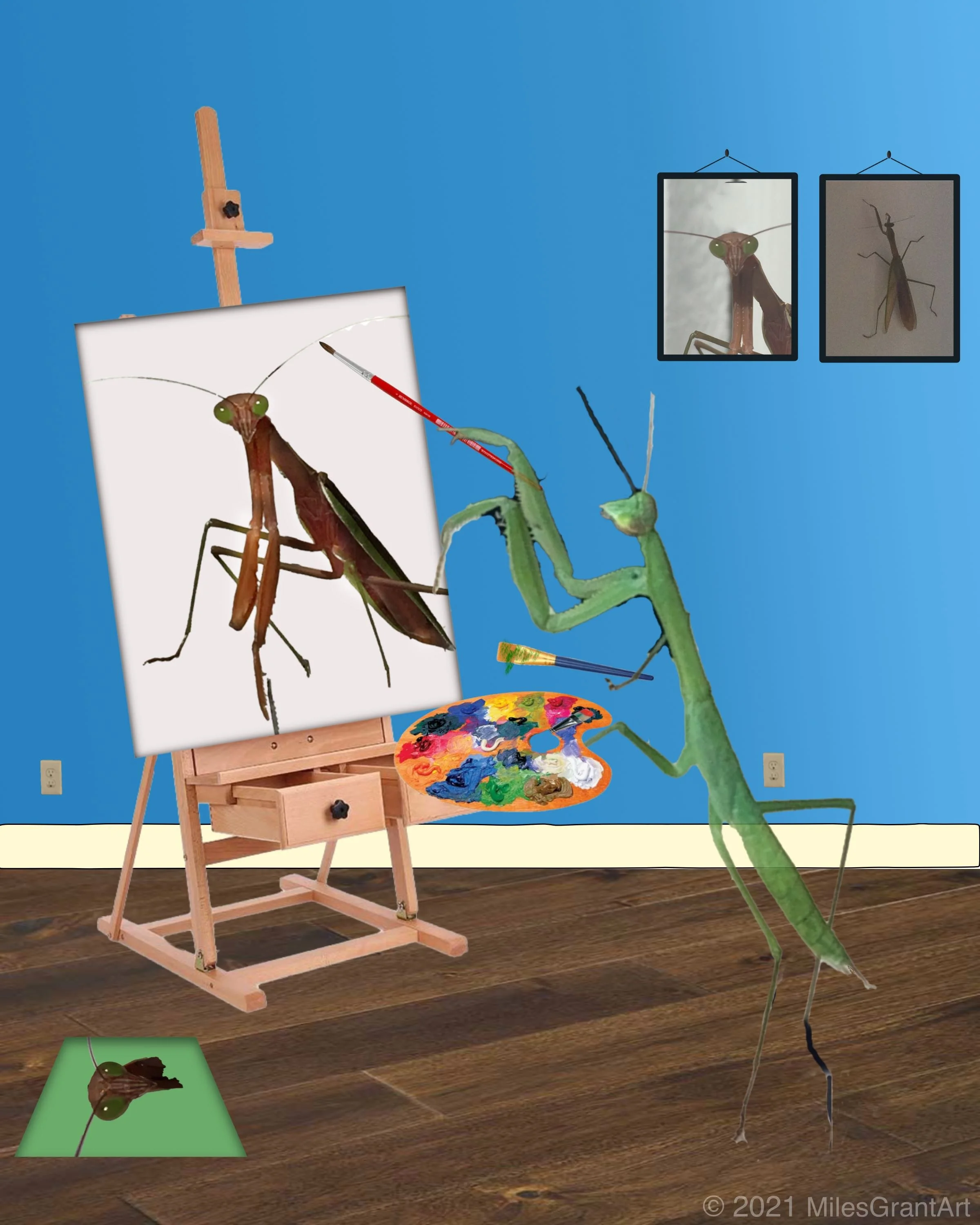Painting Mantis