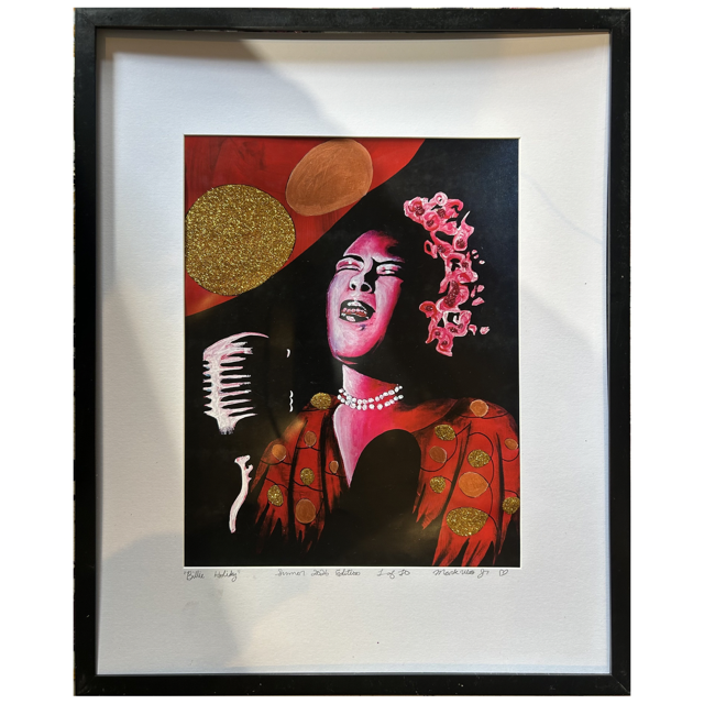 Billie Holiday Print by Mark Anthony West