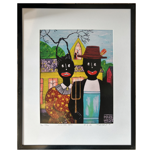 New Clothes Print by Mark Anthony West