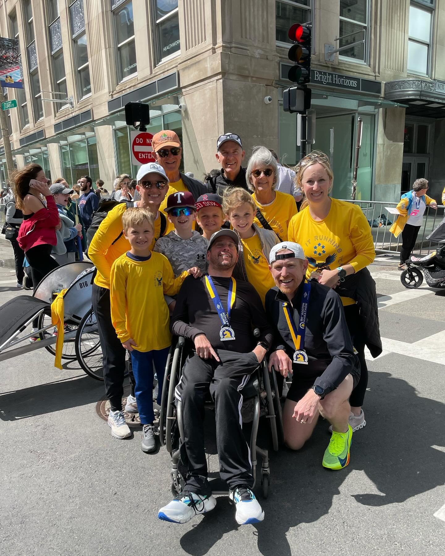 We couldn&rsquo;t be more proud of this duo! Shoutout to Ross and Andrew for their amazing job at the Boston Marathon! Thank you everyone for your constant support on Ross and Andrew&rsquo;s journey. More photos to come!!! 🏃&zwj;♂️🚲🏅👏