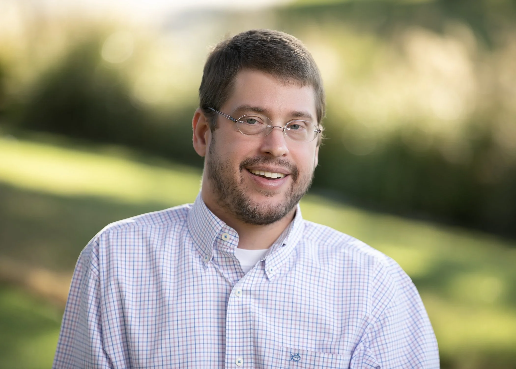 Andrew McAllister portrait with blured background