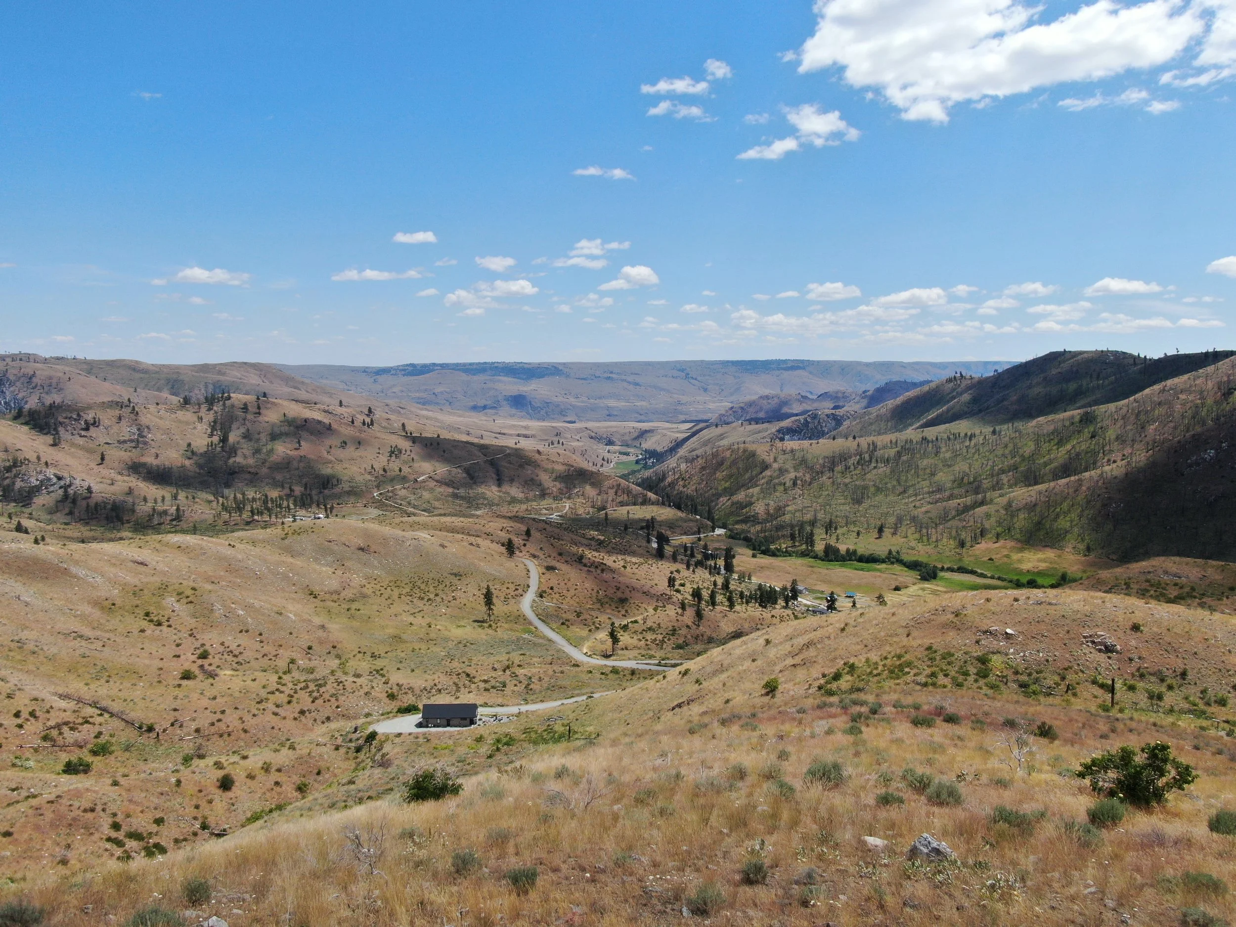 Plato's Cabin from Down Valley Bluff