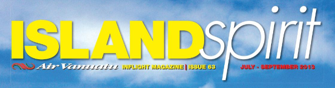 Cover of ISLAND spirit magazine, July to September 2013 issue, featuring the title and magazine details.