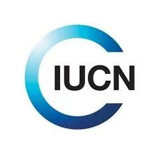 IUCN logo with a stylized blue crescent.