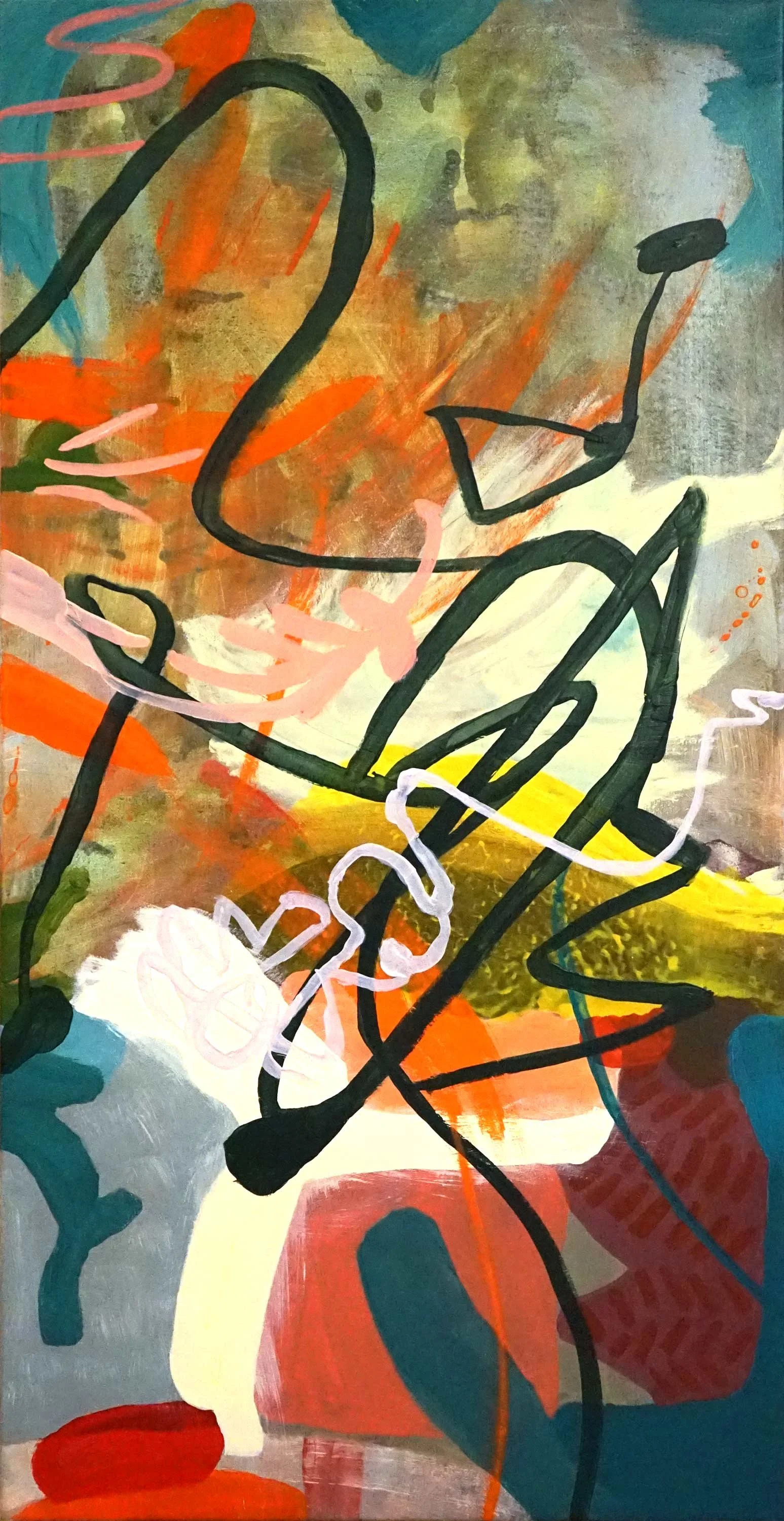 Bitter Sweet, 51 x 101cm, Acrylic on canvas.