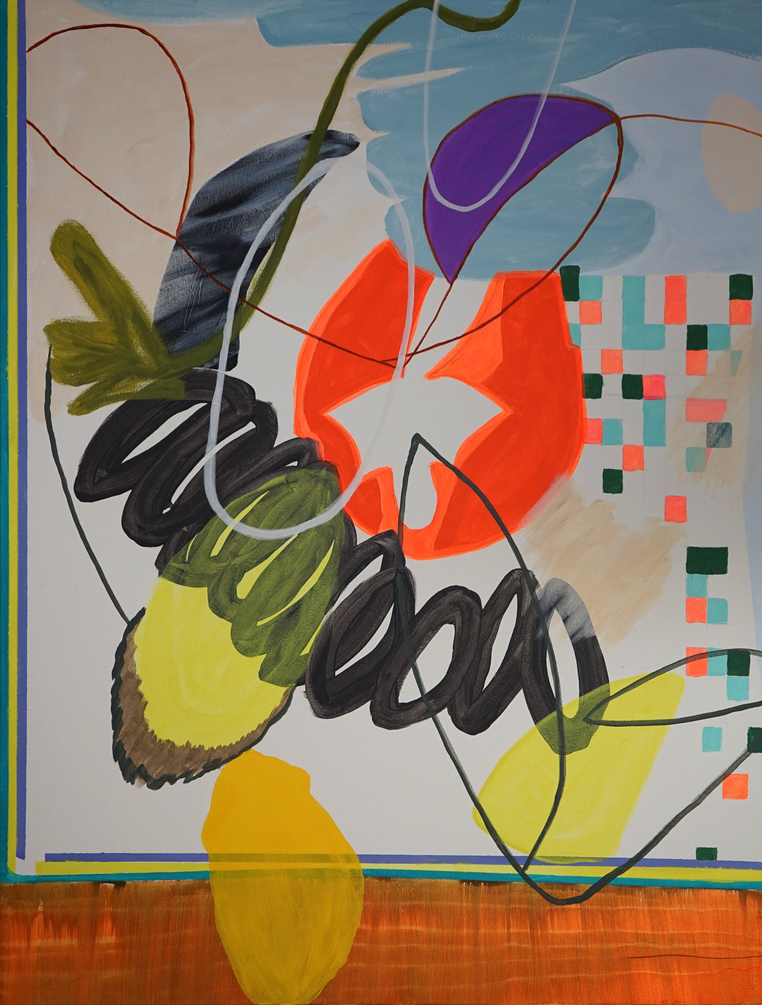 Counting my blessings 92 x 122cm. Available for purchase on Saatchi Art