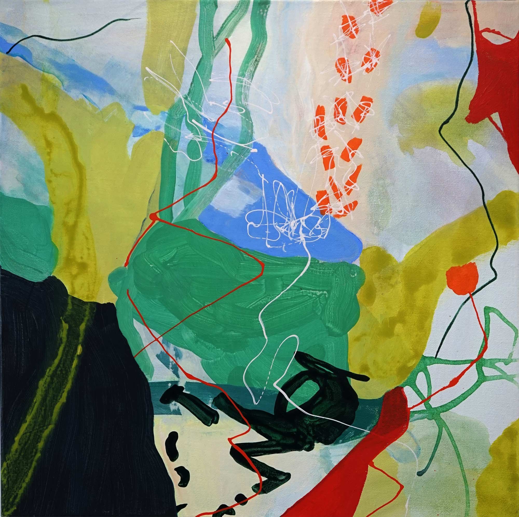 New Beginnings, Acrylic on Canvas, 61 x 61cm