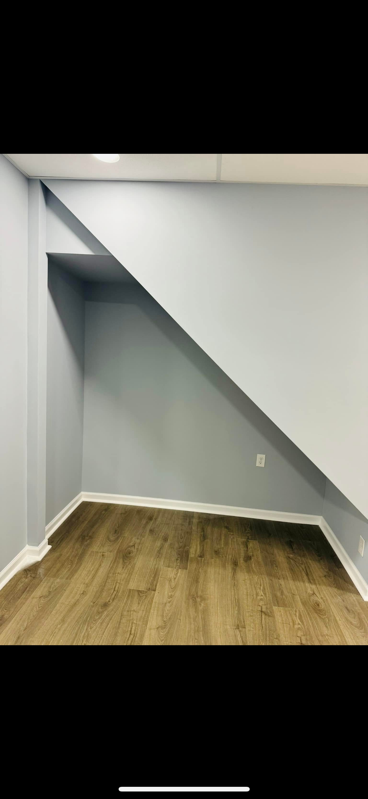 Finished a unfinished basement 